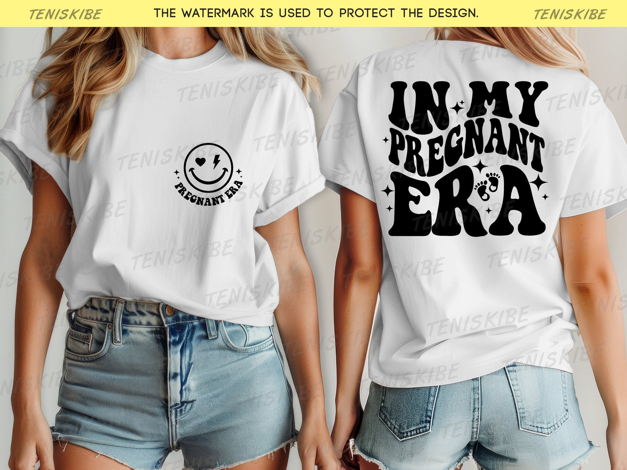 In My Pregnant Era Shirts, Pregnancy Announcement