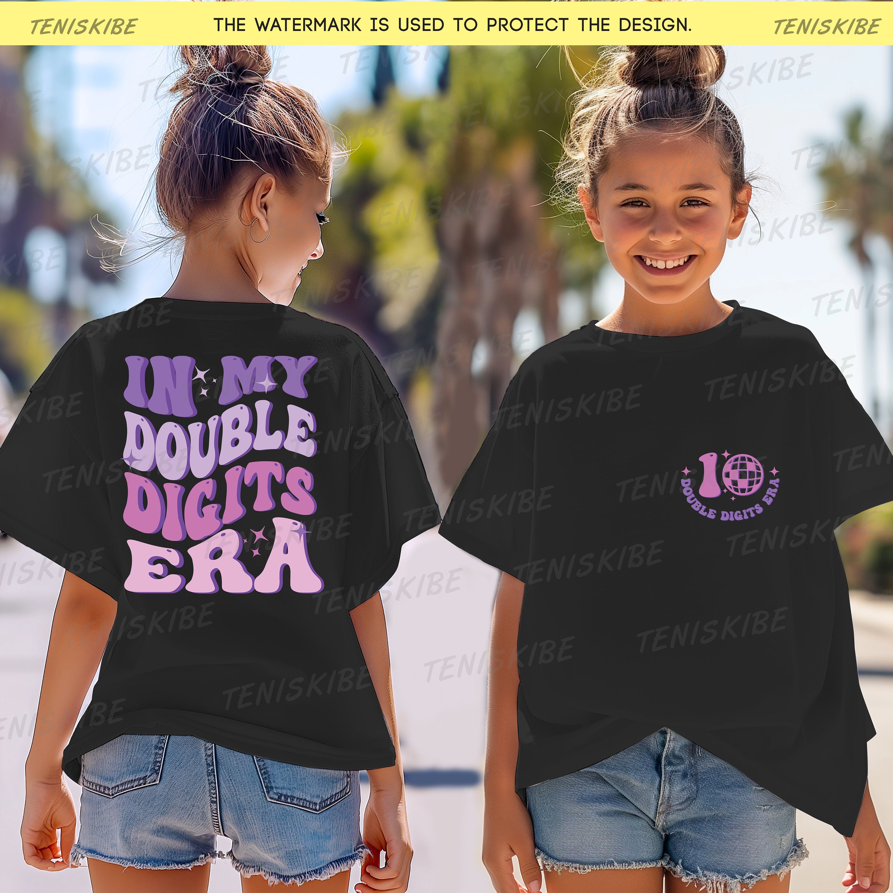 In My Double Digits Era Shirt, 10th Birthday T-shirt