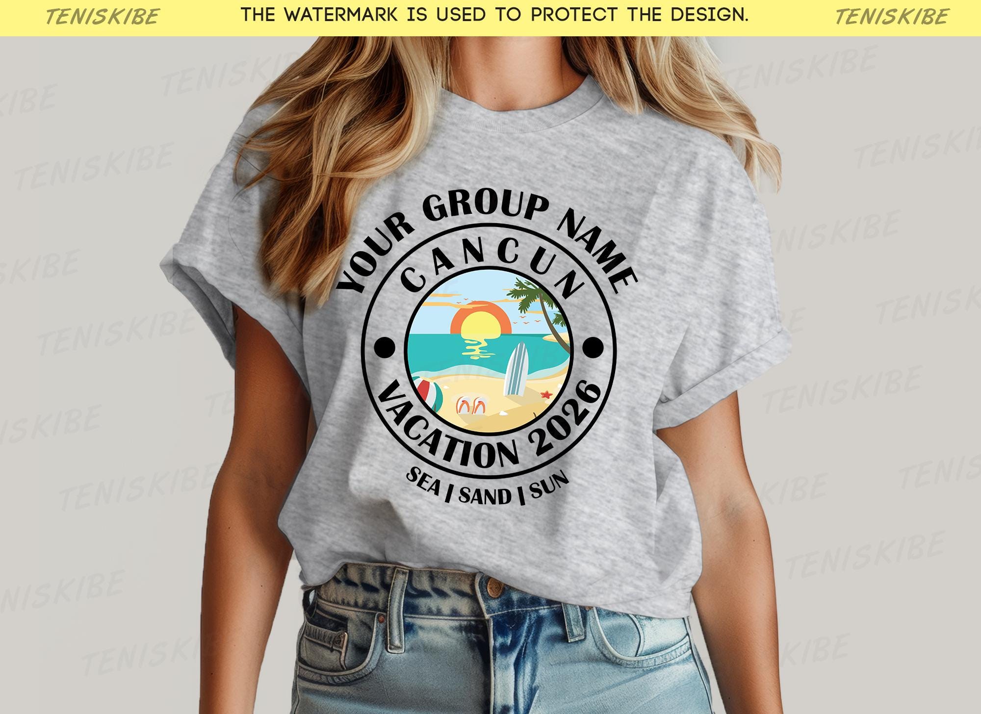 Custom Cancun 2026 Family Vacation Shirts