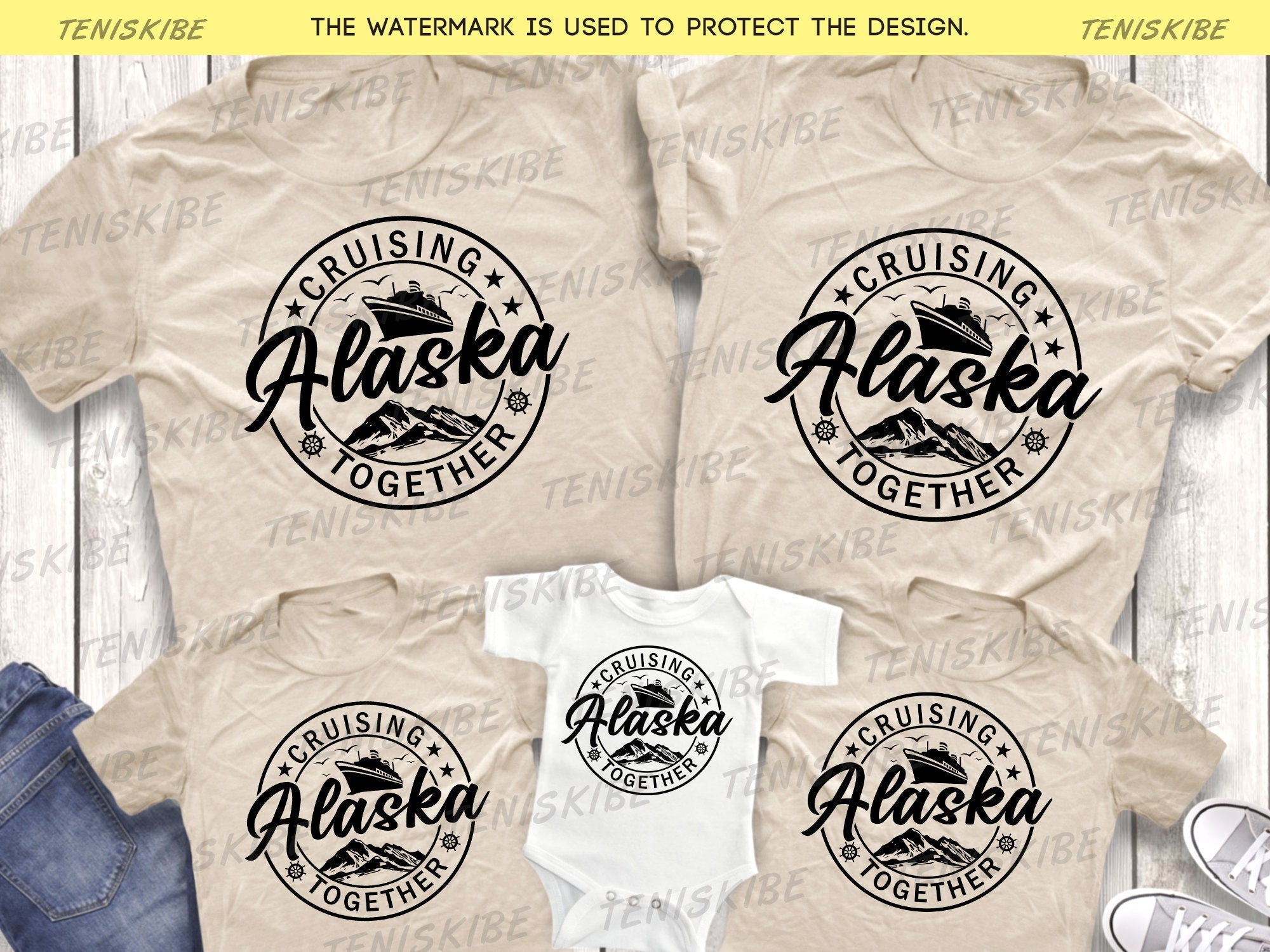 Alaska Cruise Matcing Famiy Shirts