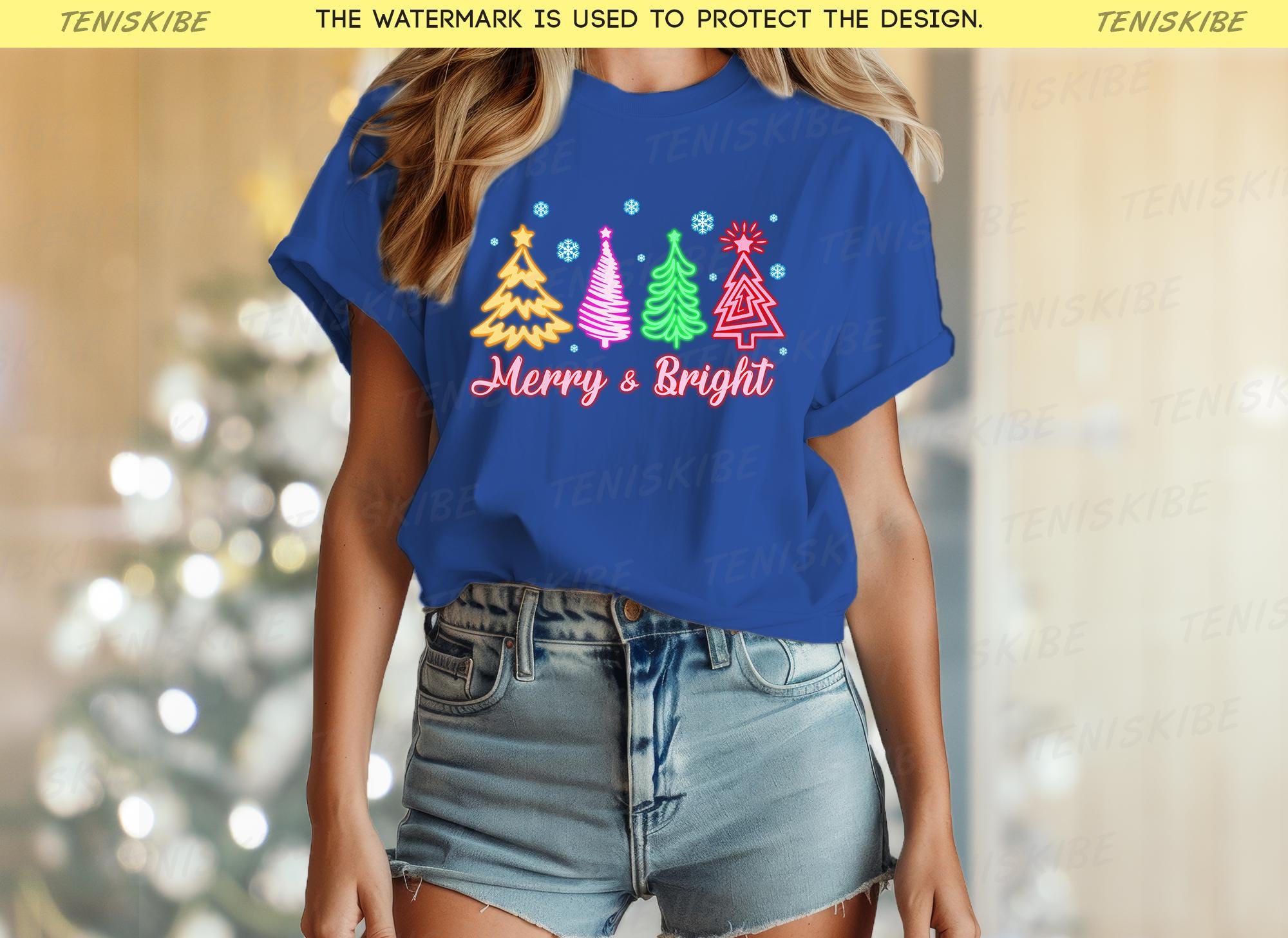 Christmas Trees T-shirt, Cute Christmas Gift