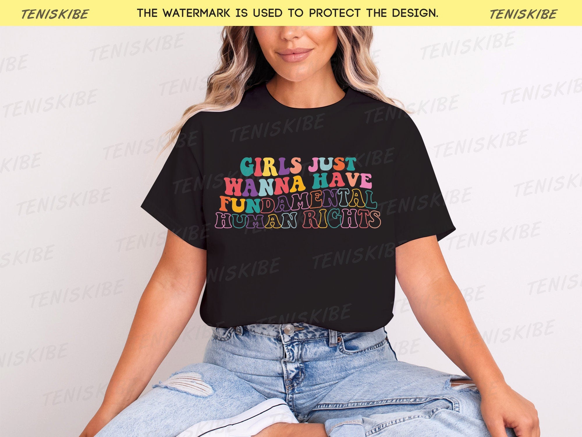 Girls Just Wanna Have Fundamental Human Rights Shirt