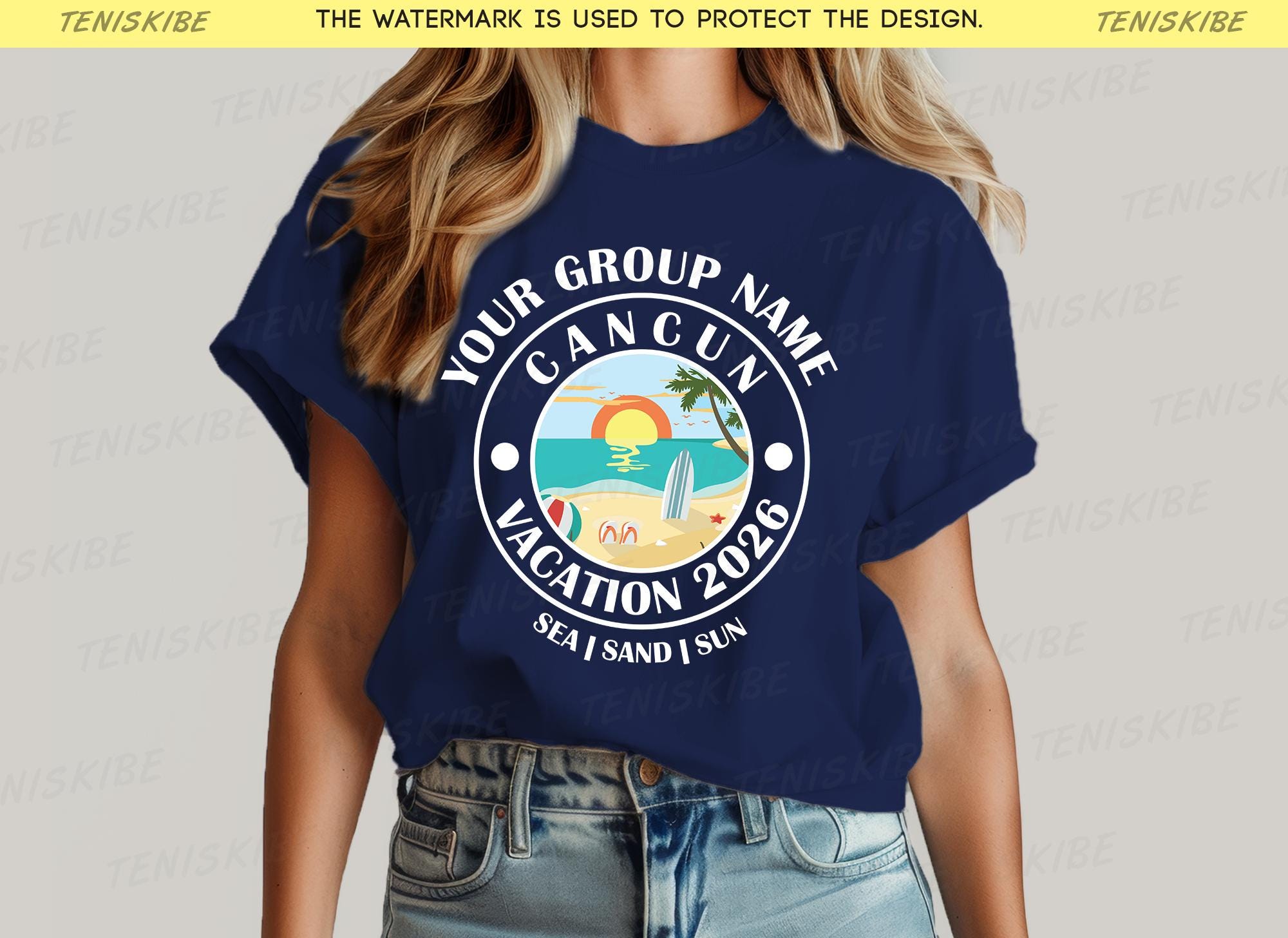 Custom Cancun 2026 Family Vacation Shirts