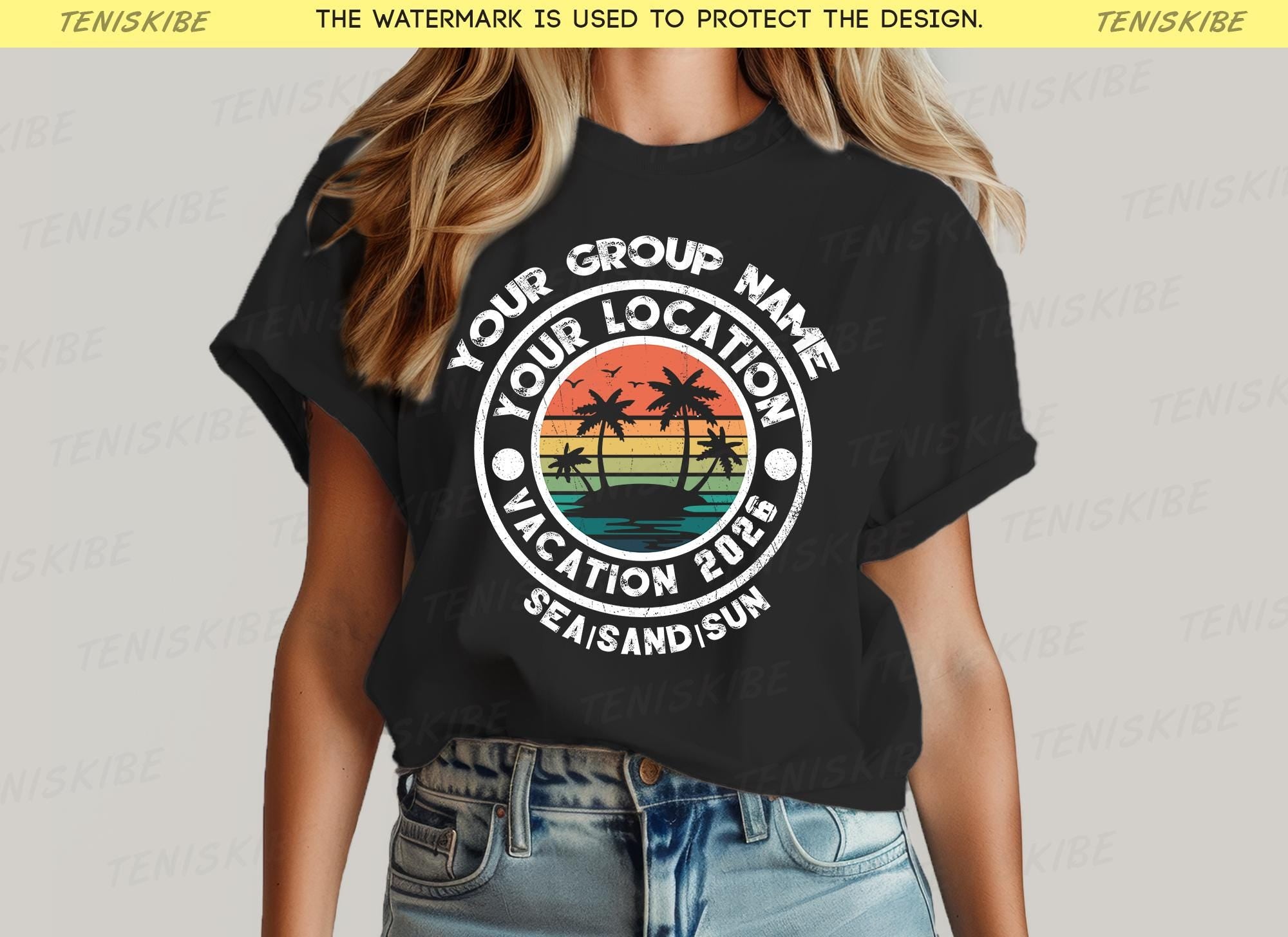 Custom Family Vacation 2026 T-shirts