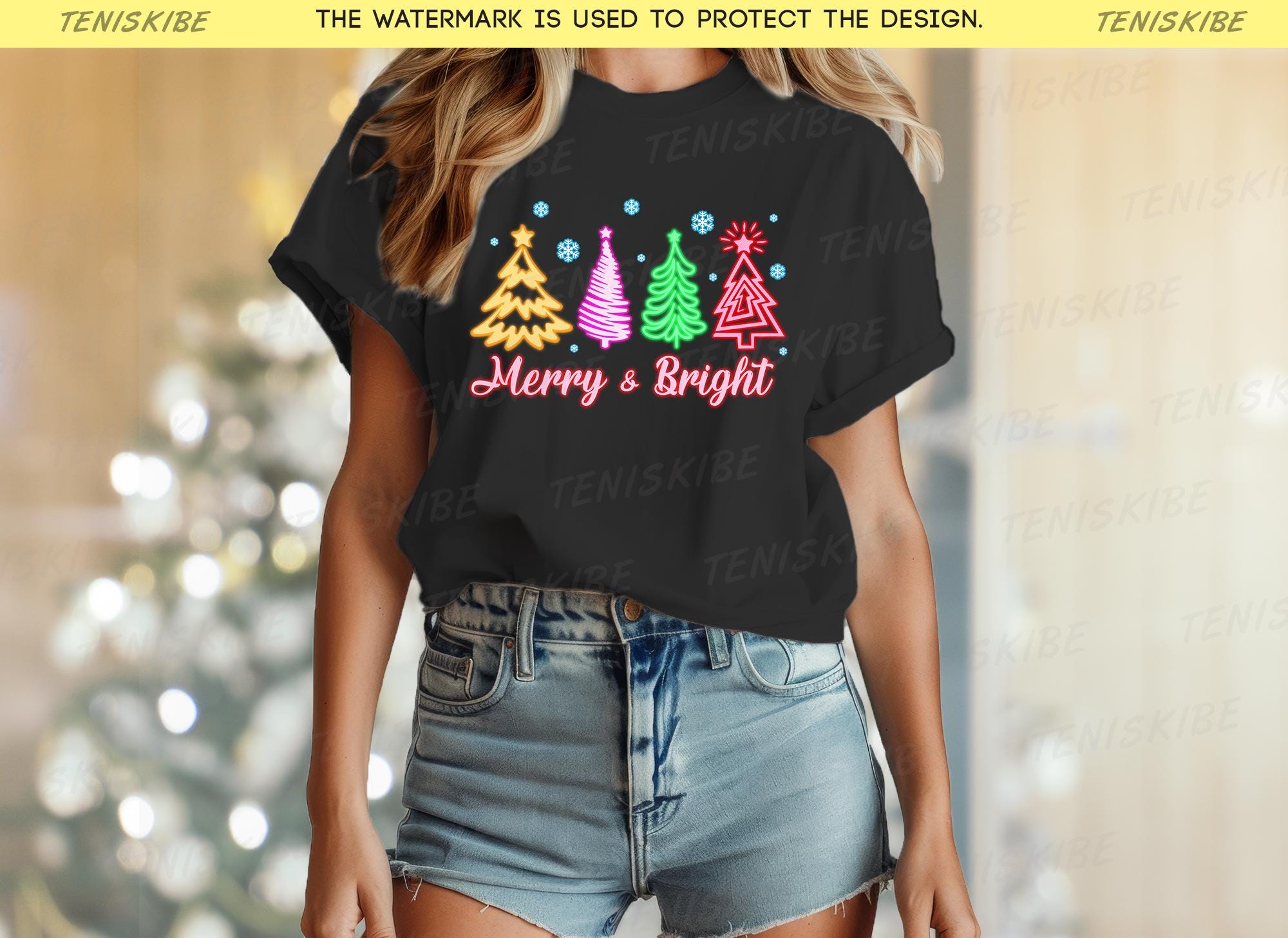 Christmas Trees T-shirt, Cute Christmas Gift