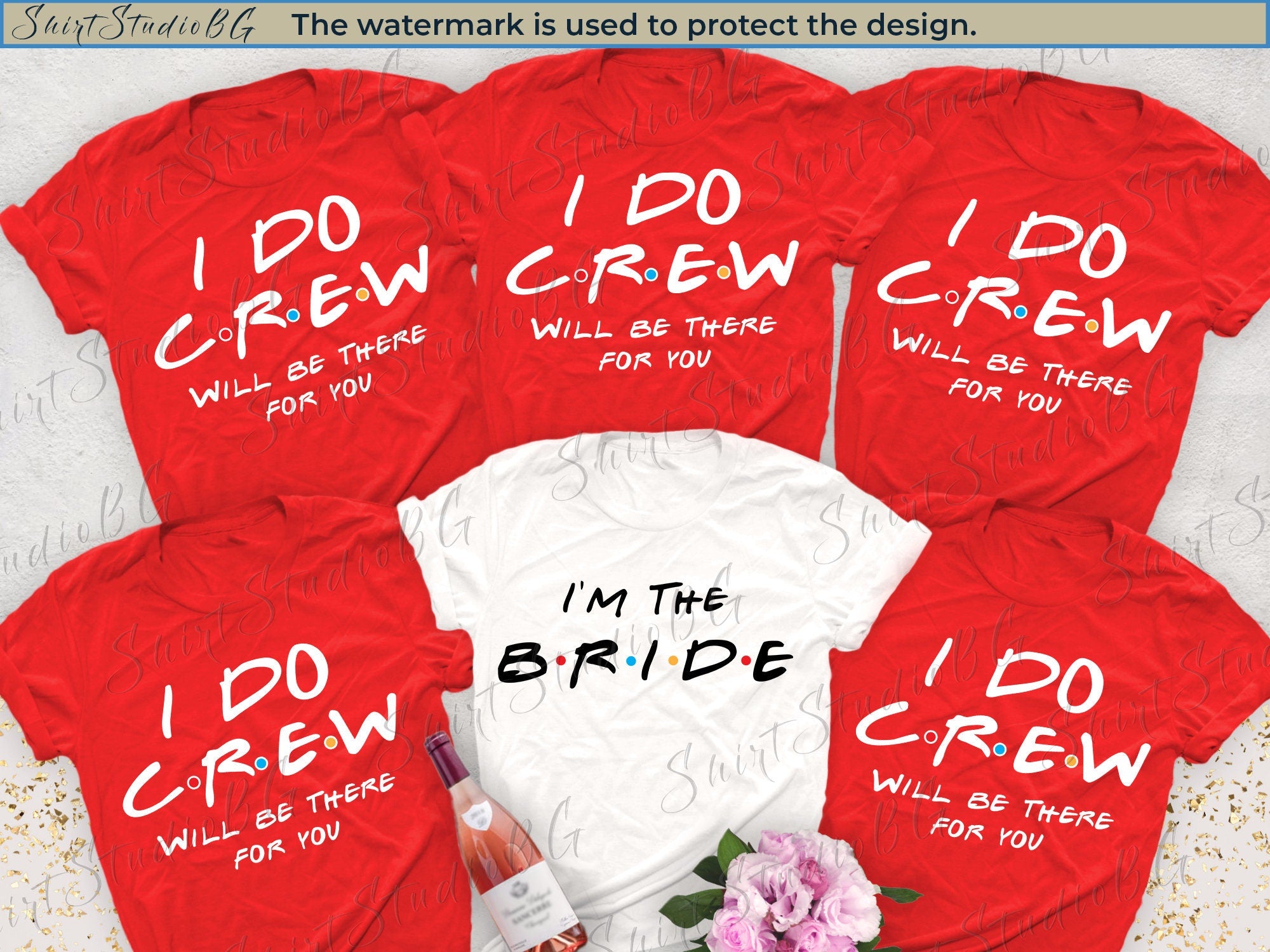 I Do Crew Bachelorette Party Shirts