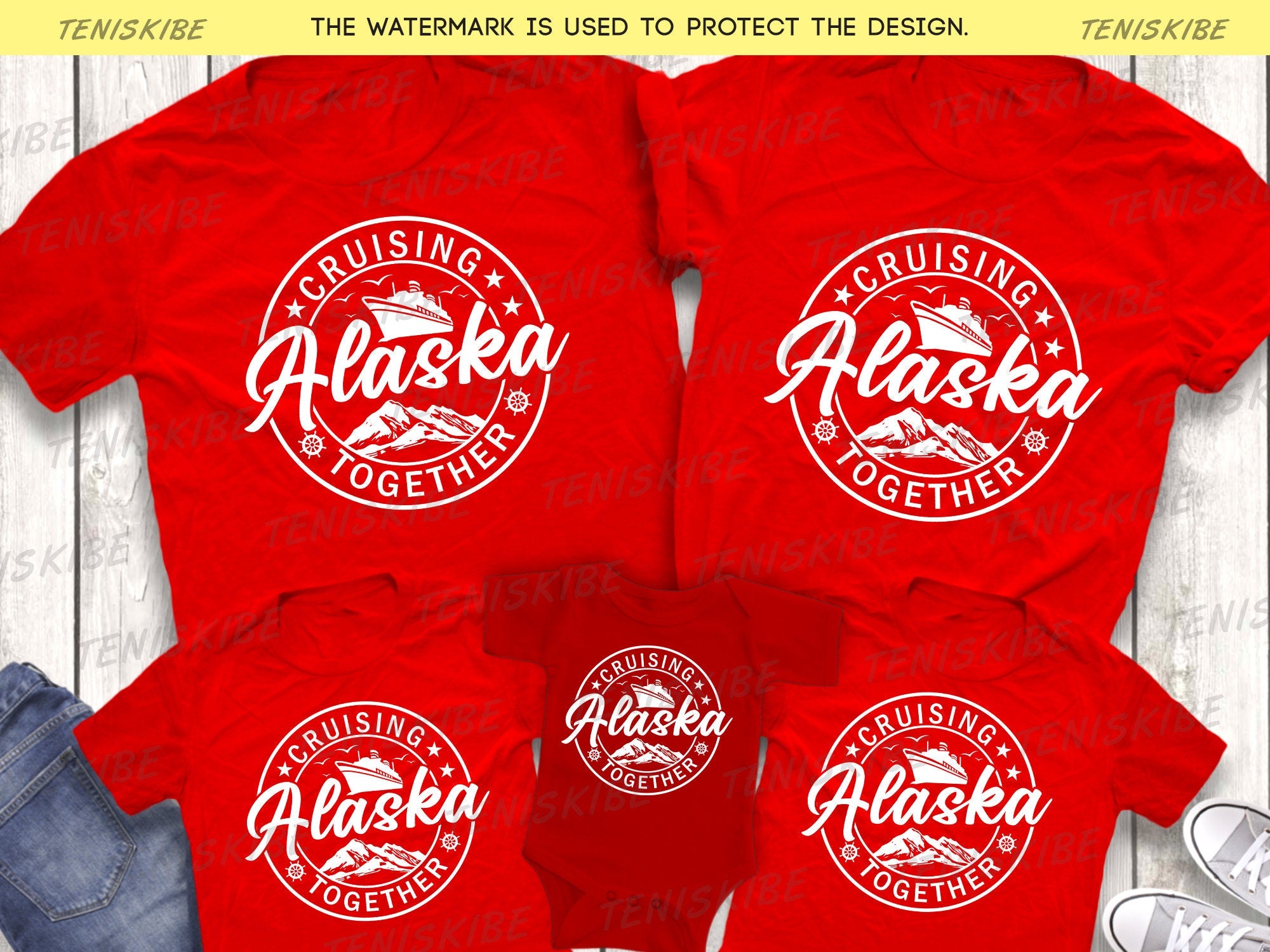Alaska Cruise Matcing Famiy Shirts