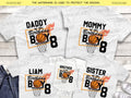 Custom Basketball Birthday Family Shirts