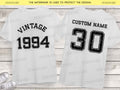 Custom Vintage Year Birthday Shirt