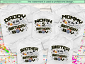 Custom Astronaut Birthday Boy Party Shirts