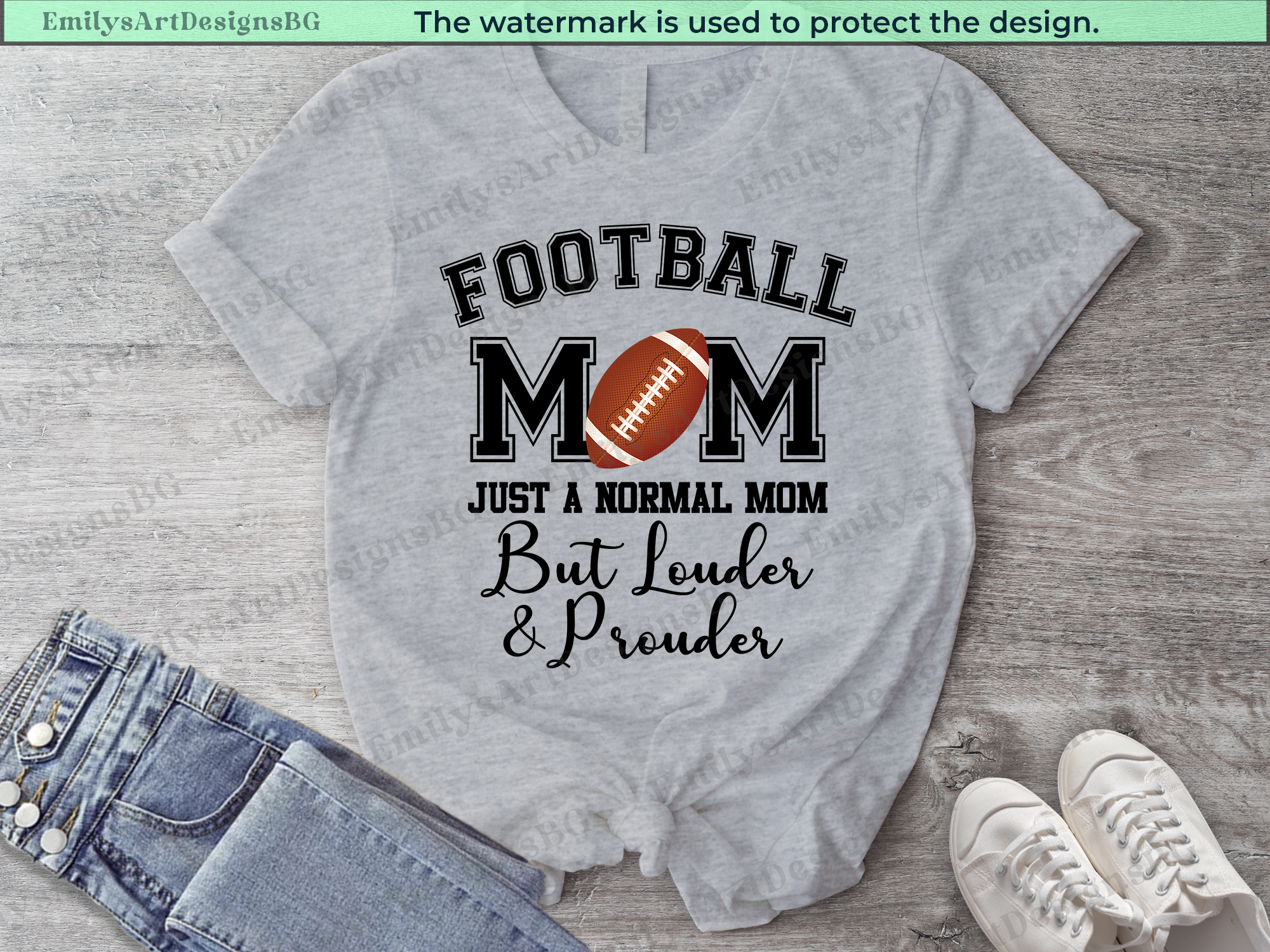 Football Mom T-shirt
