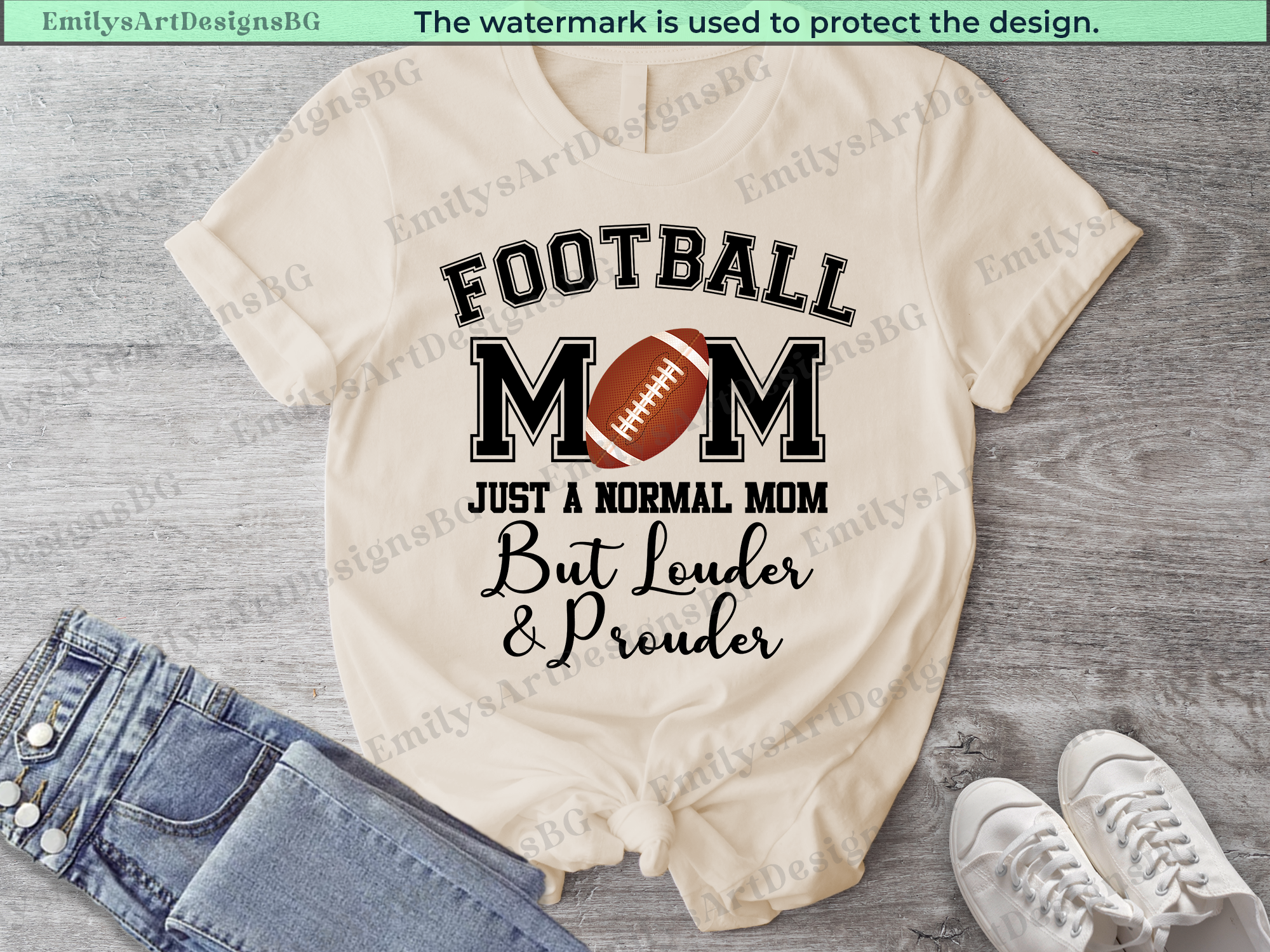 Football Mom T-shirt