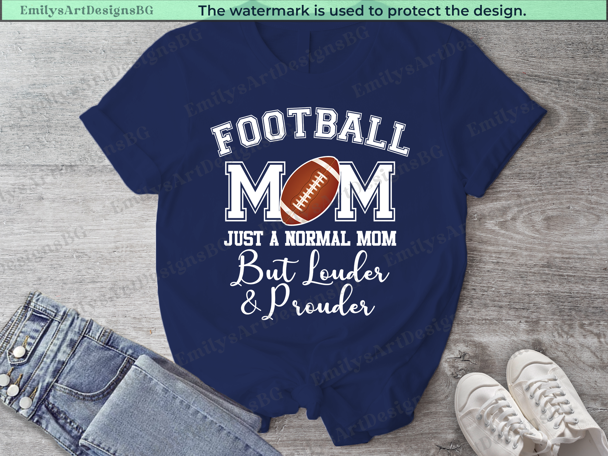 Football Mom T-shirt