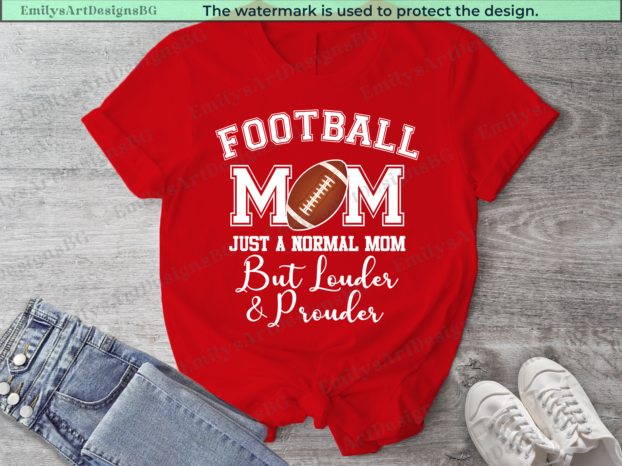 Football Mom T-shirt