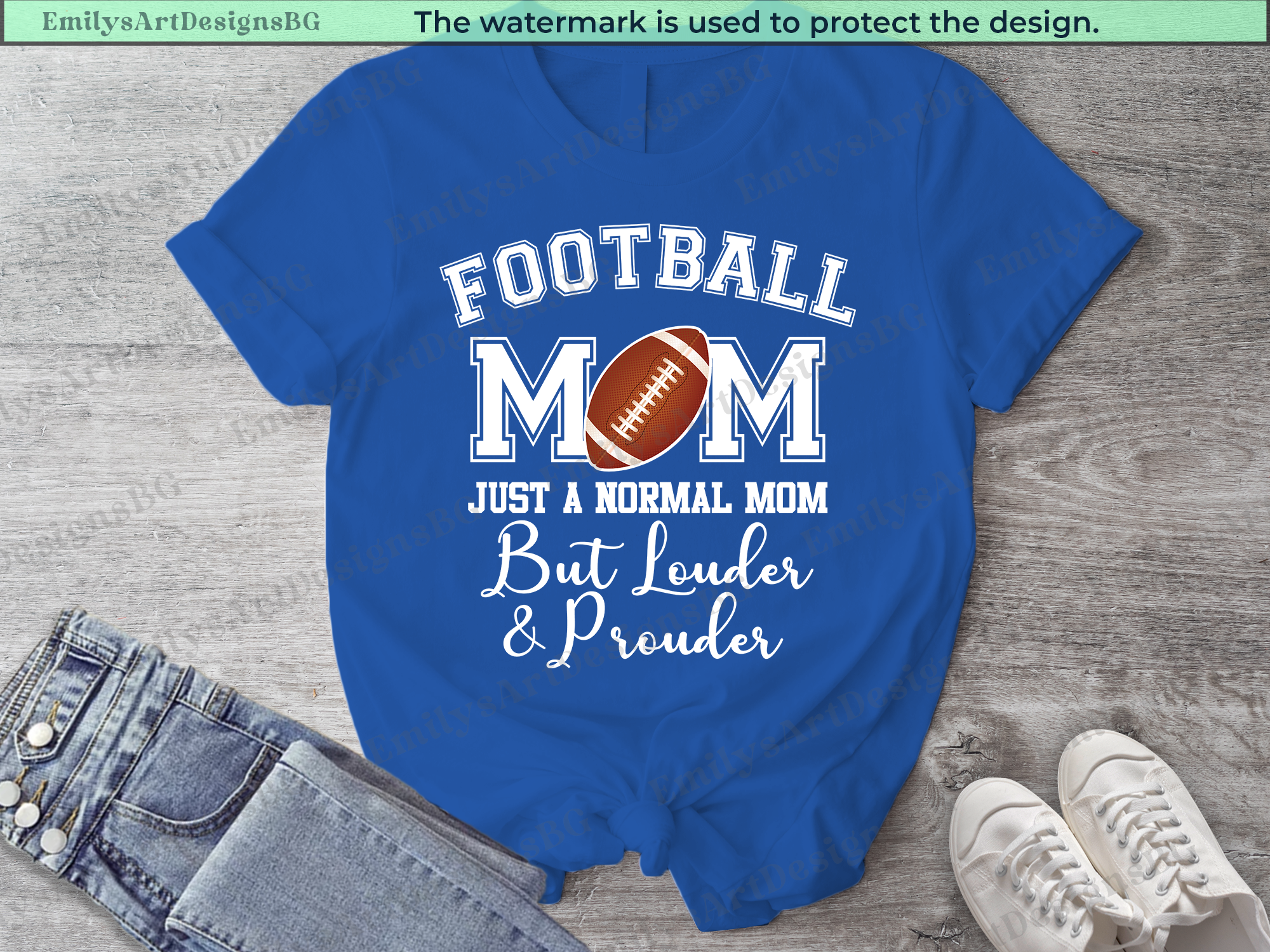 Football Mom T-shirt