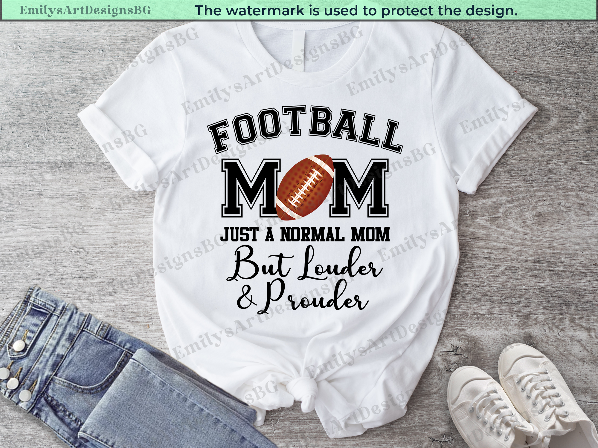 Football Mom T-shirt