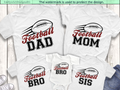 Custom Football Family T-shirts