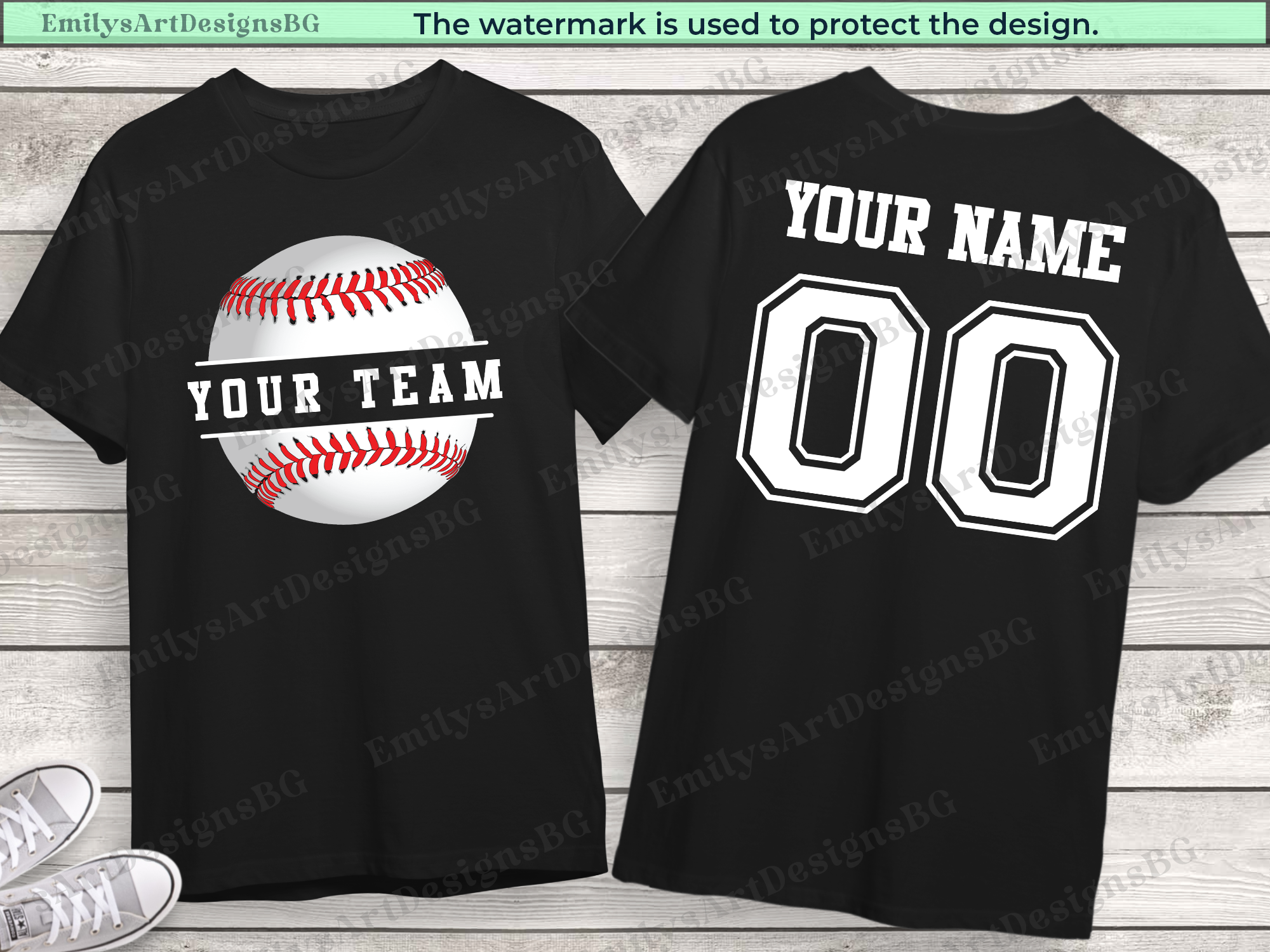Custom Baseball Team T-shirt