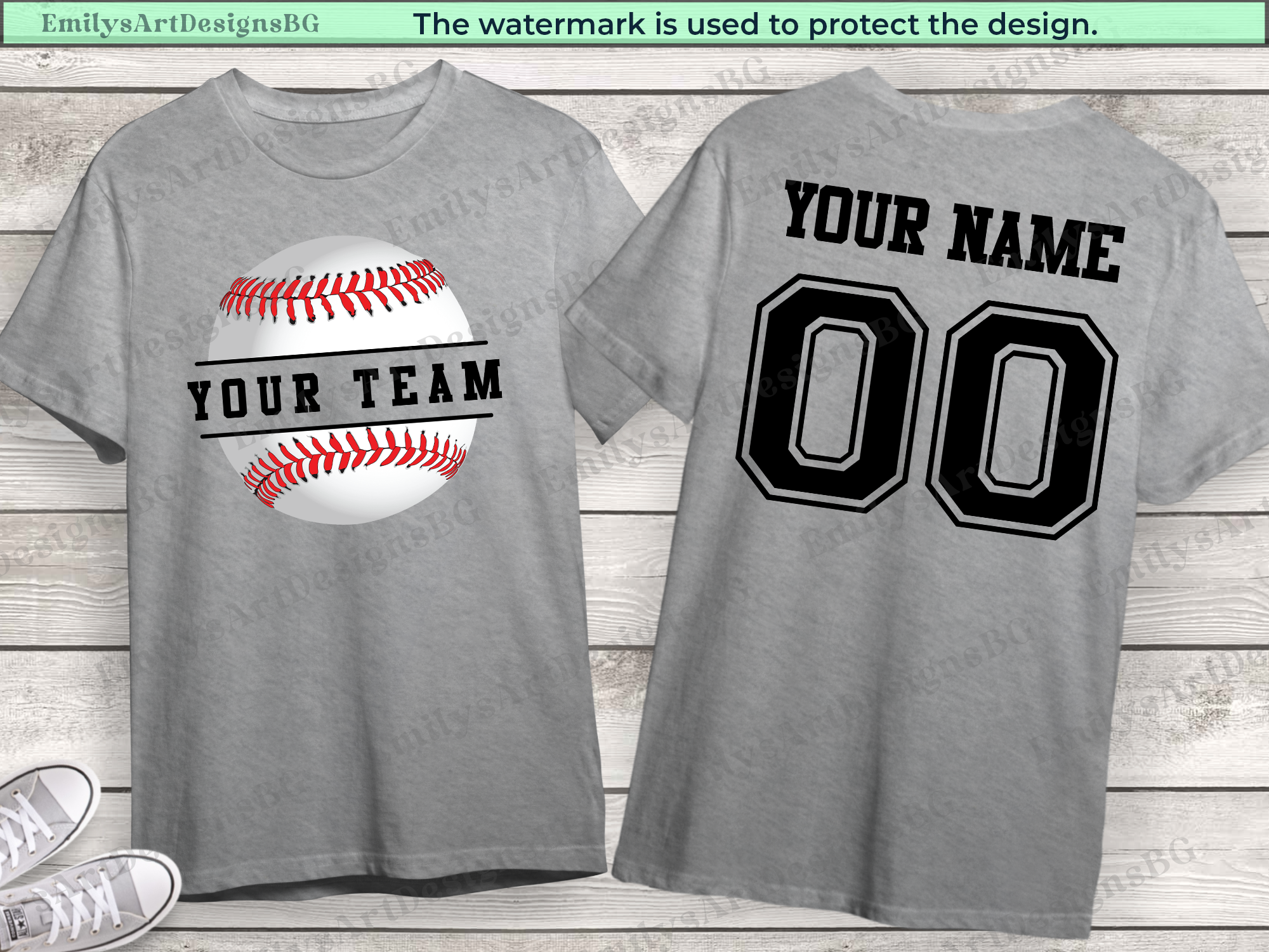 Custom Baseball Team T-shirt