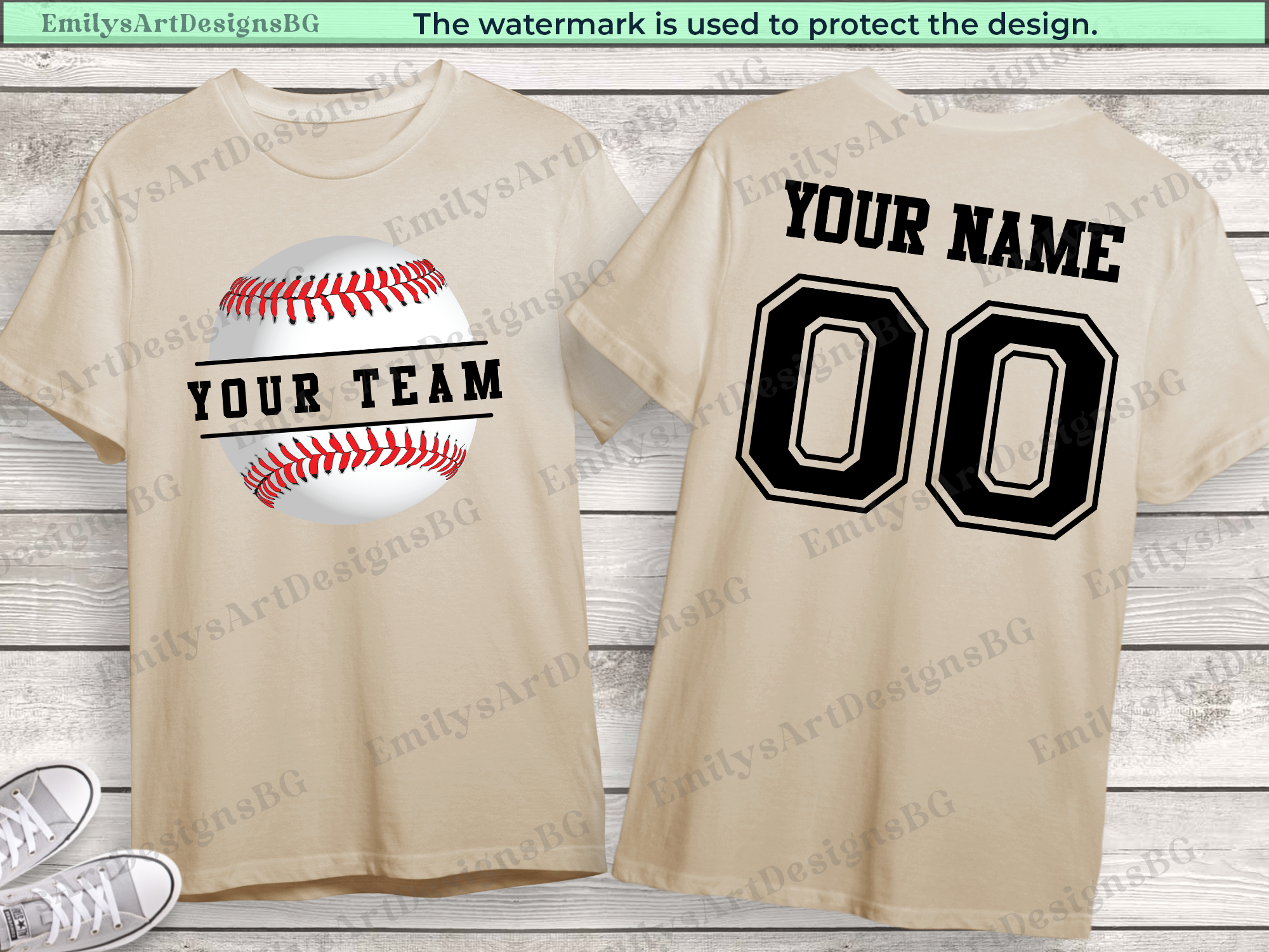 Custom Baseball Team T-shirt