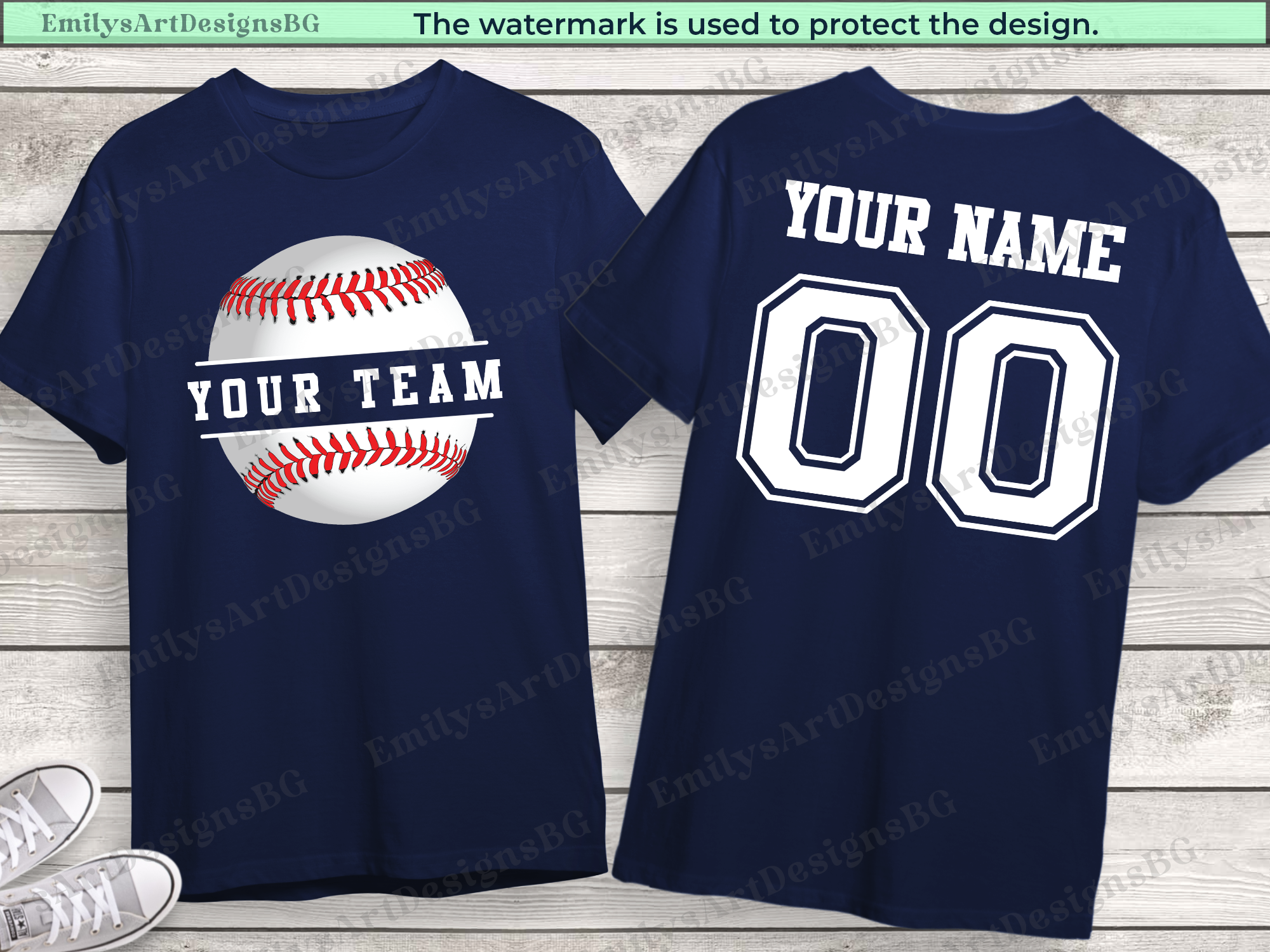 Custom Baseball Team T-shirt