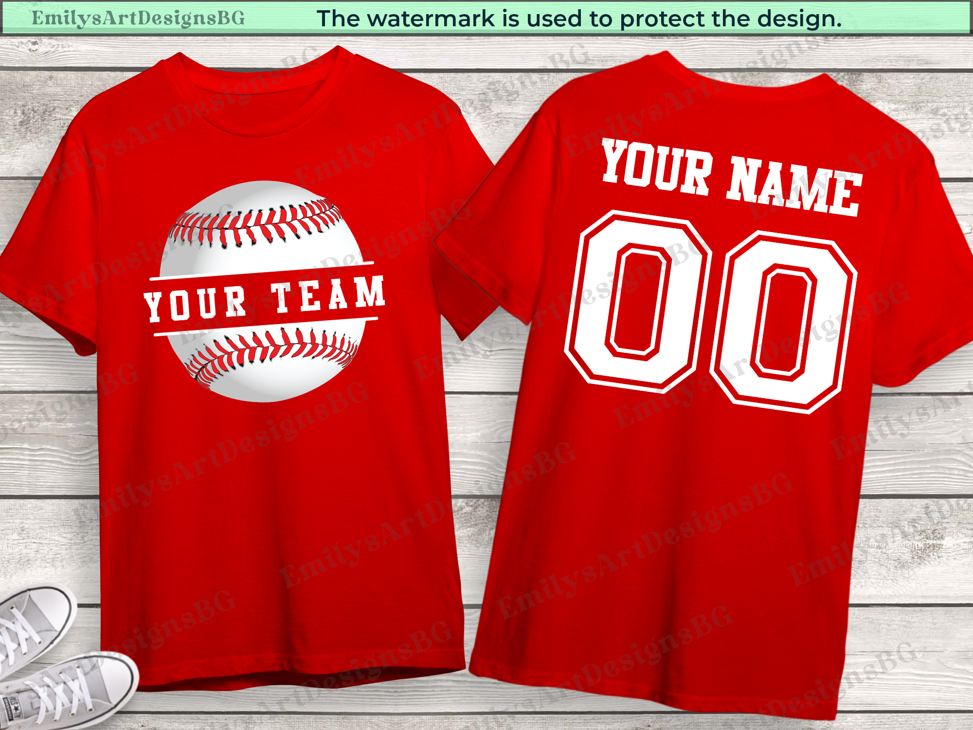 Custom Baseball Team T-shirt