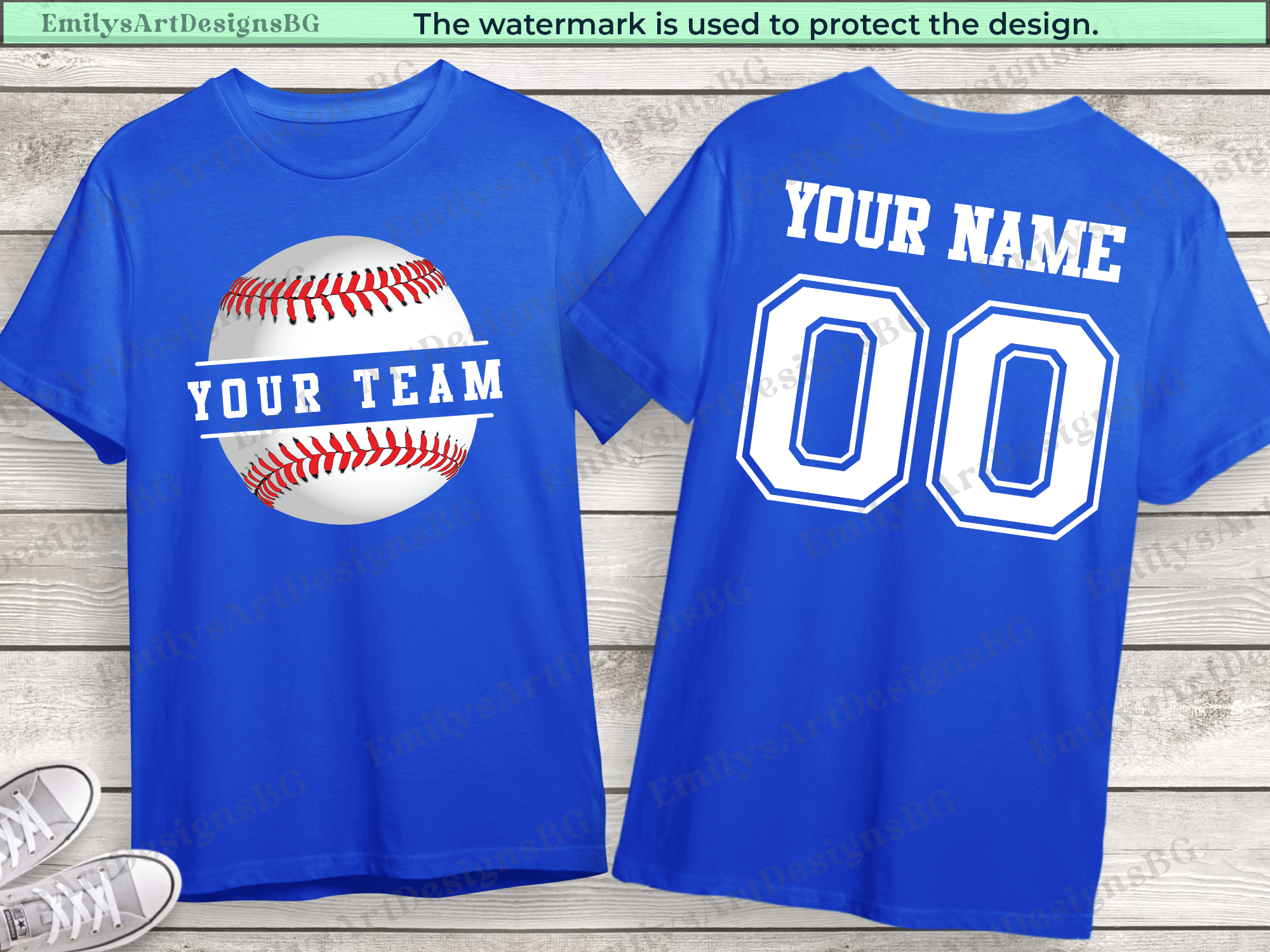 Custom Baseball Team T-shirt