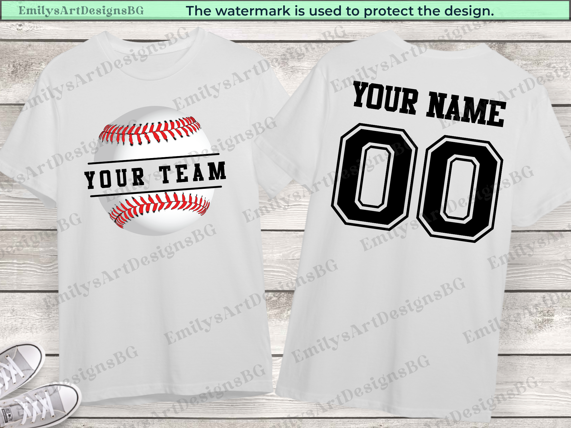 Custom Baseball Team T-shirt