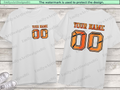 Custom Name and Number Basketball T-shirt