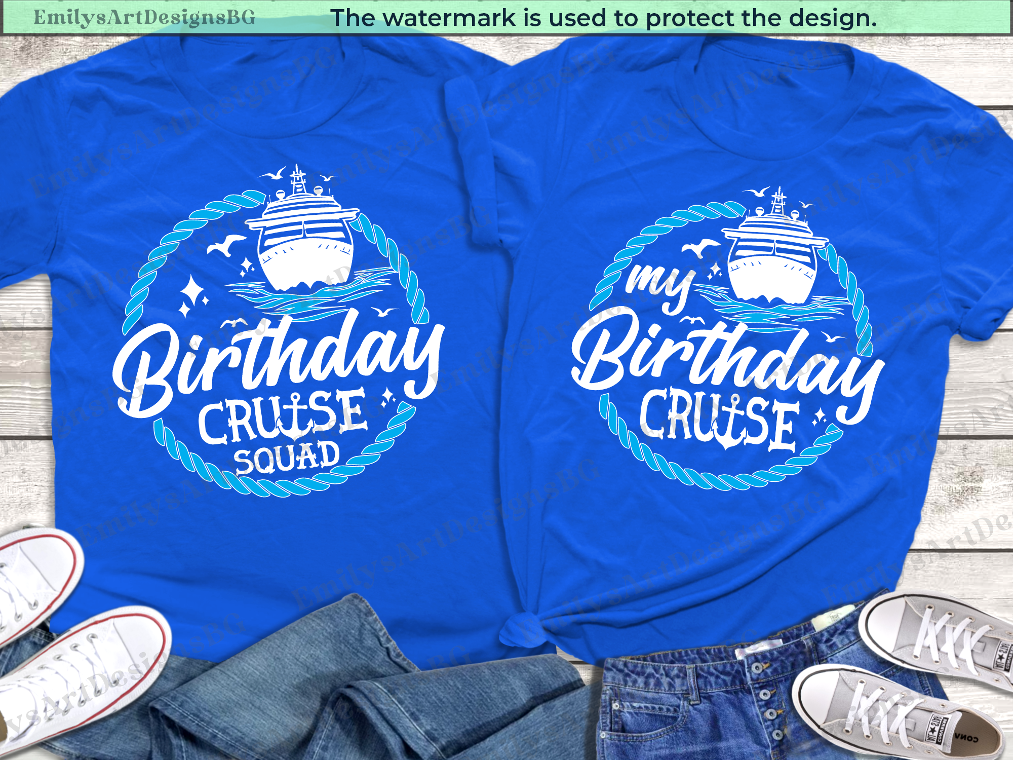 Birthday Cruise Squad Shirts