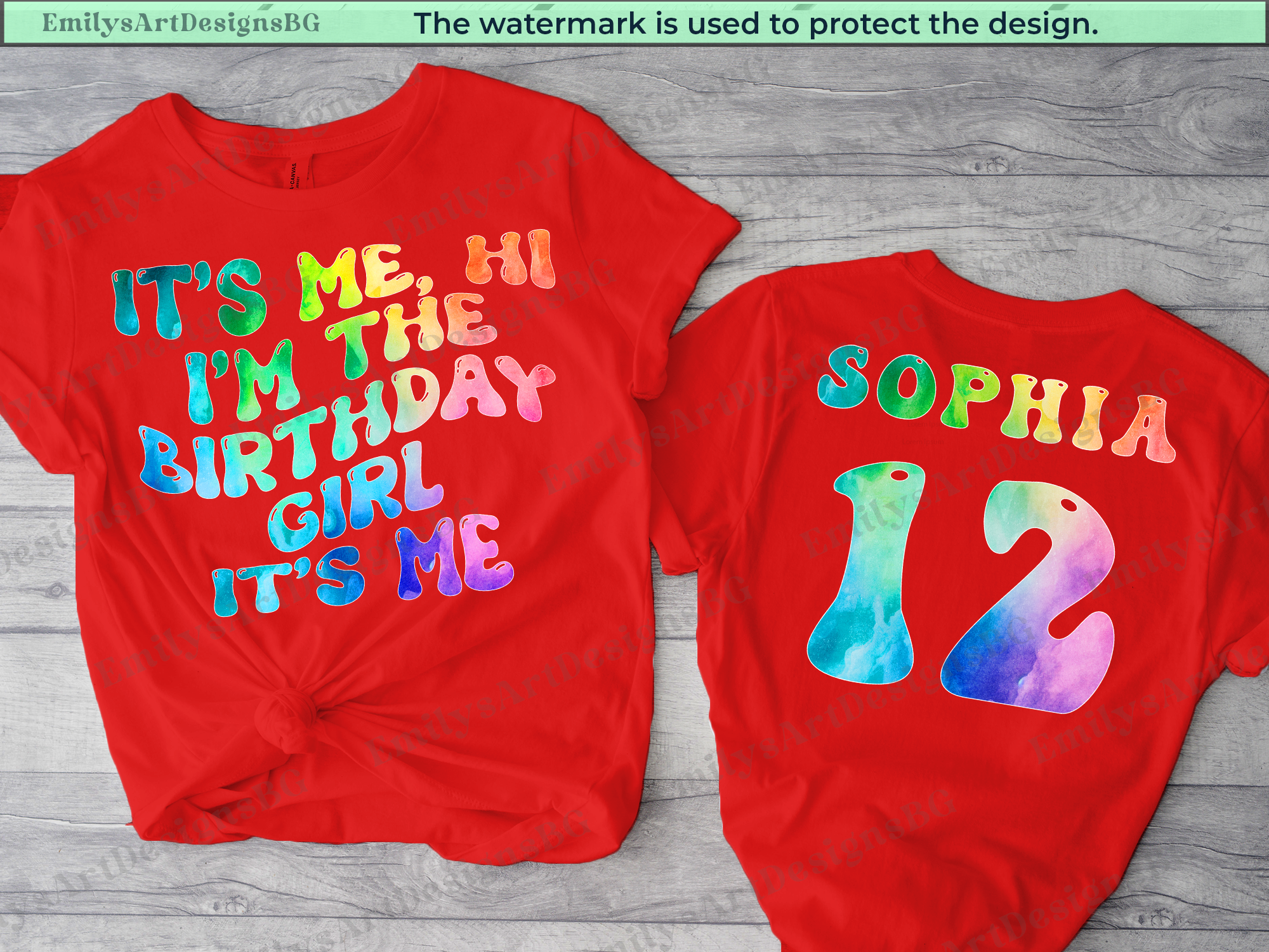 Personalized Birthday Girl Shirt With Name Age T-Shirt