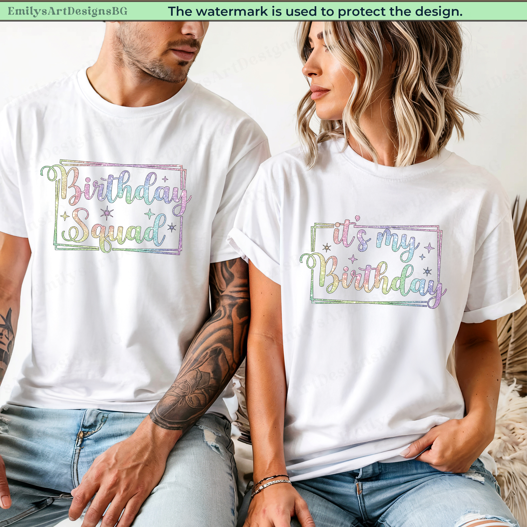 Custom Birthday Squad Shirts