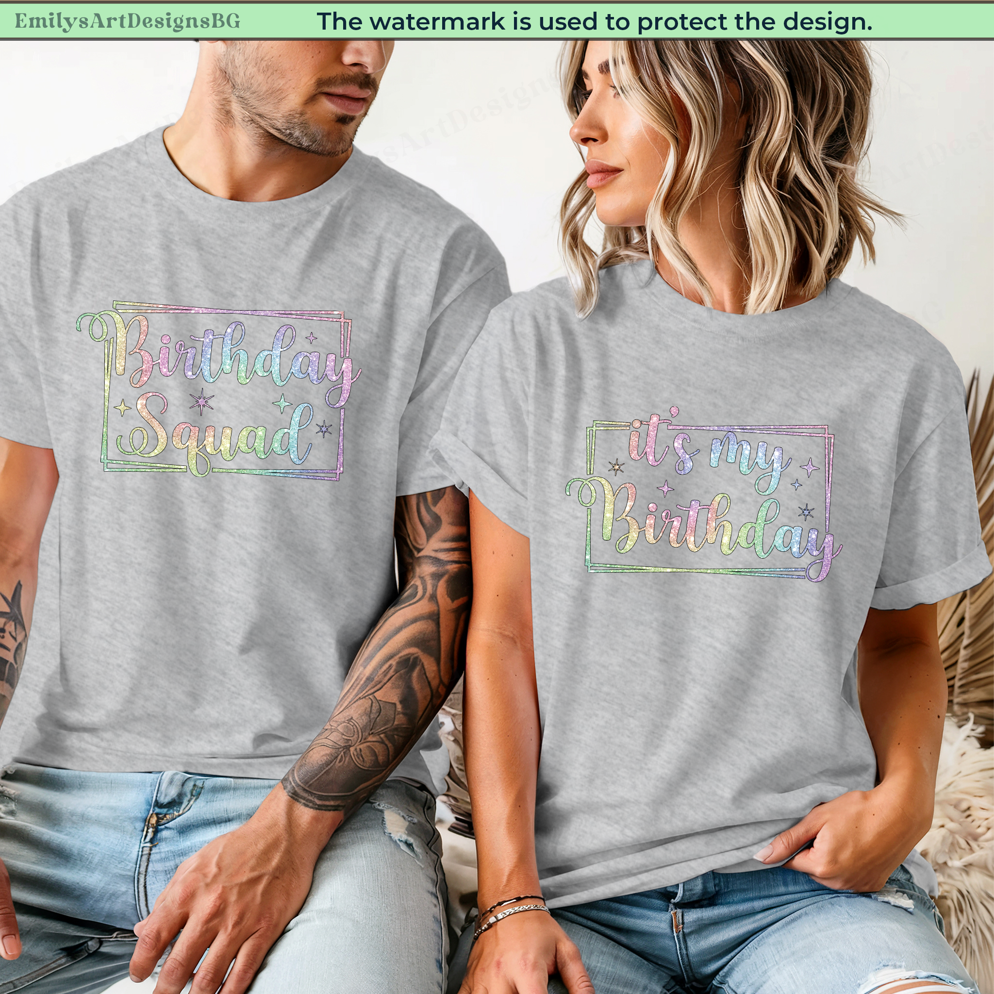 Custom Birthday Squad Shirts