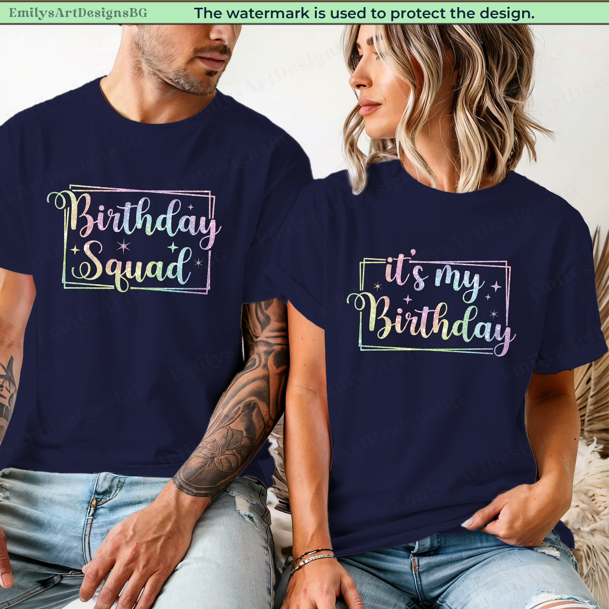 Custom Birthday Squad Shirts