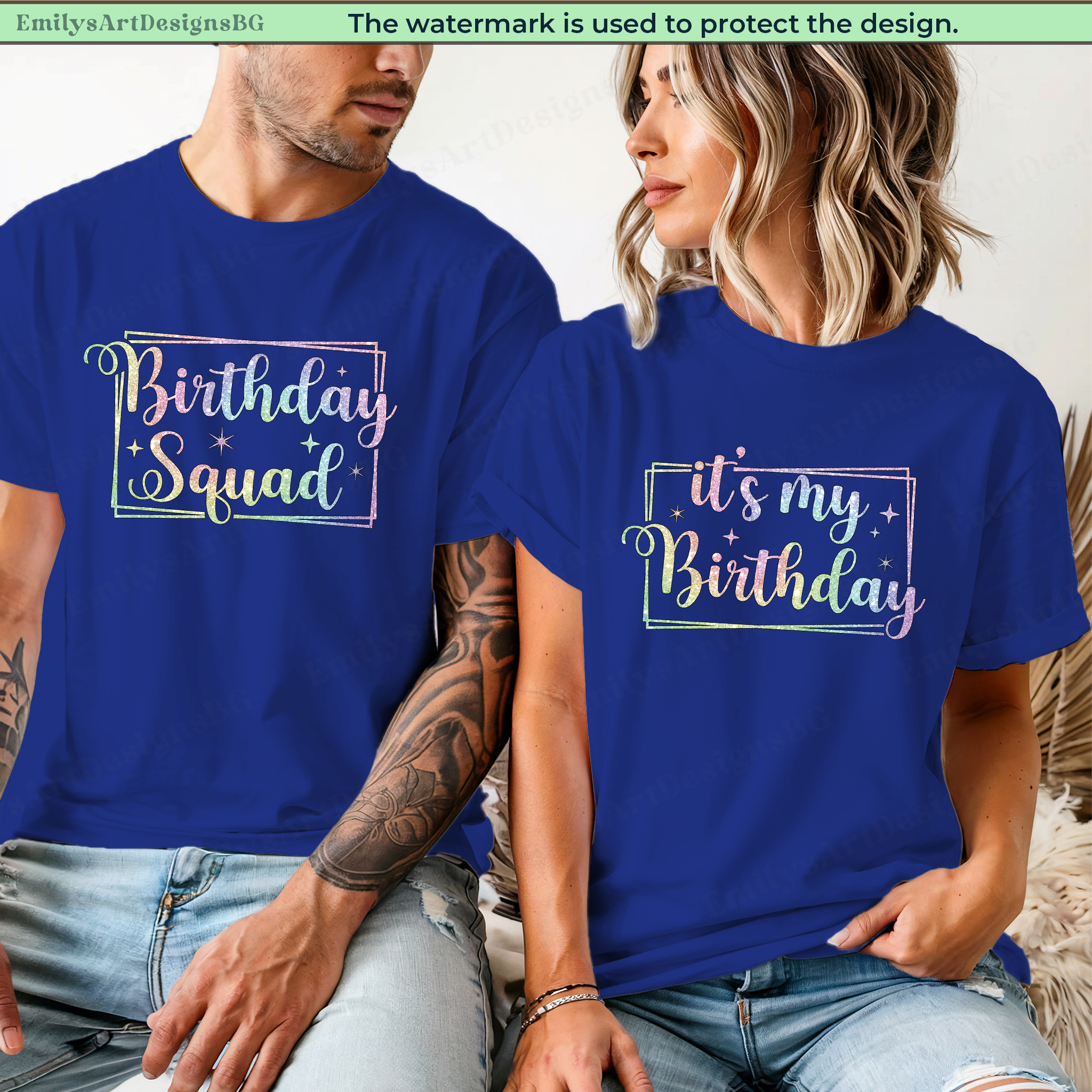 Custom Birthday Squad Shirts