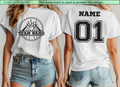 Custom Name Bowling Team T-shirt