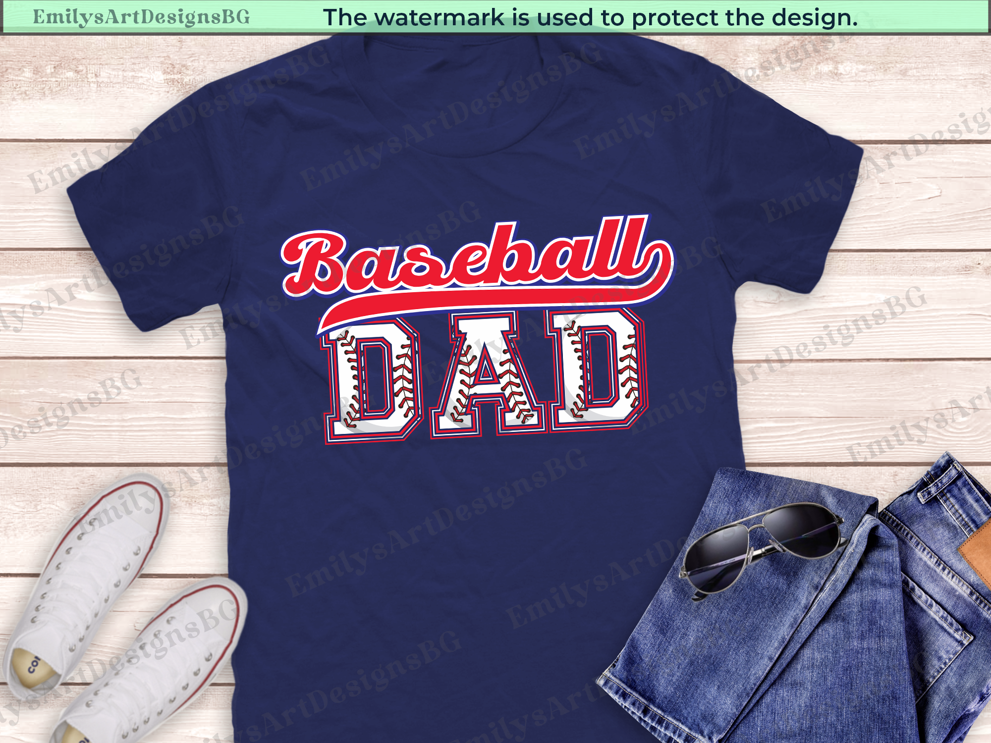 Baseball Dad T-shirt
