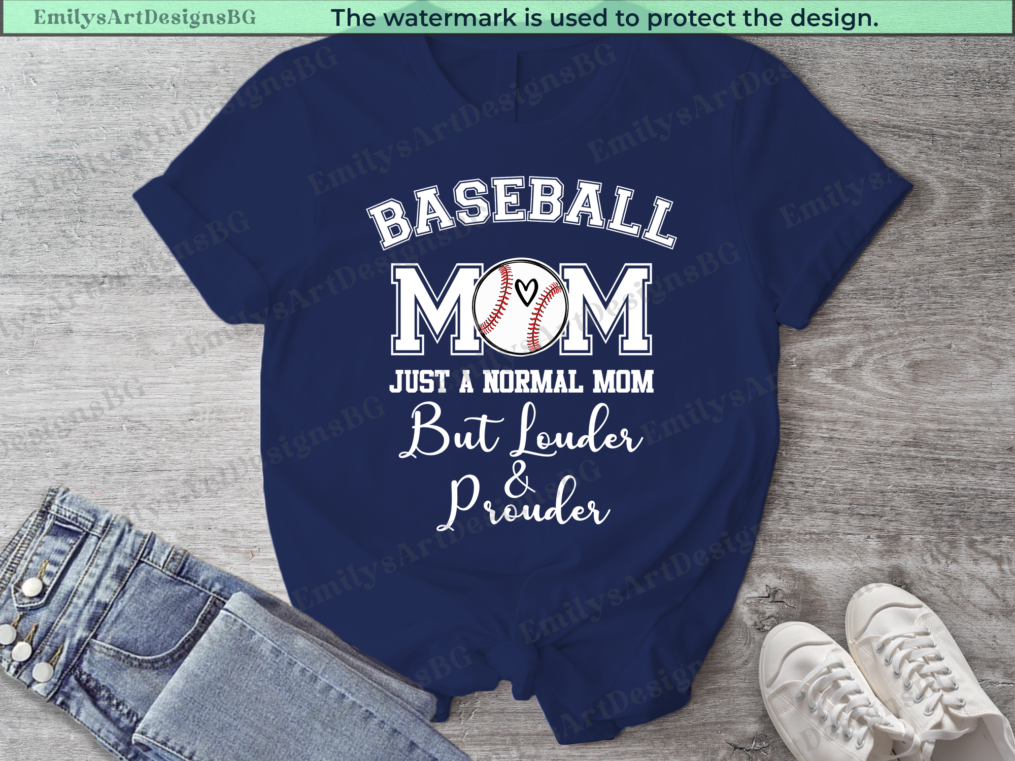 Baseball Mom T-shirt
