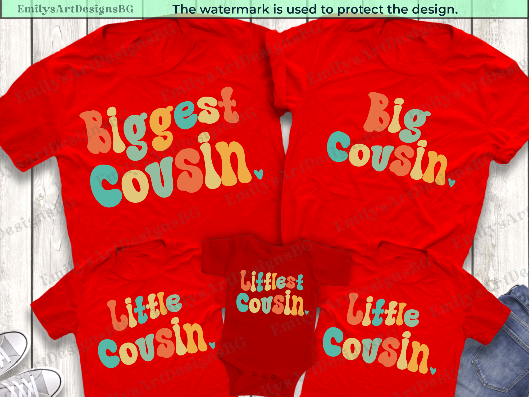 Big Cousin Little Cousin Shirts