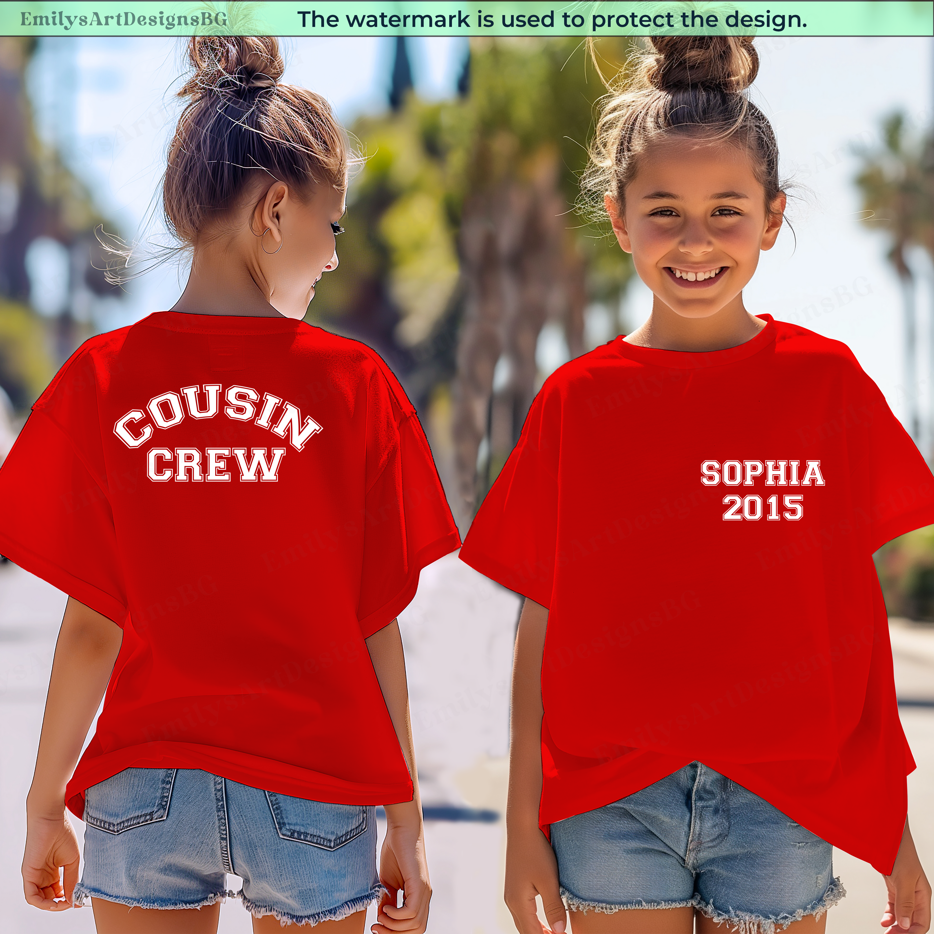 Personalized Cousin Crew Shirts