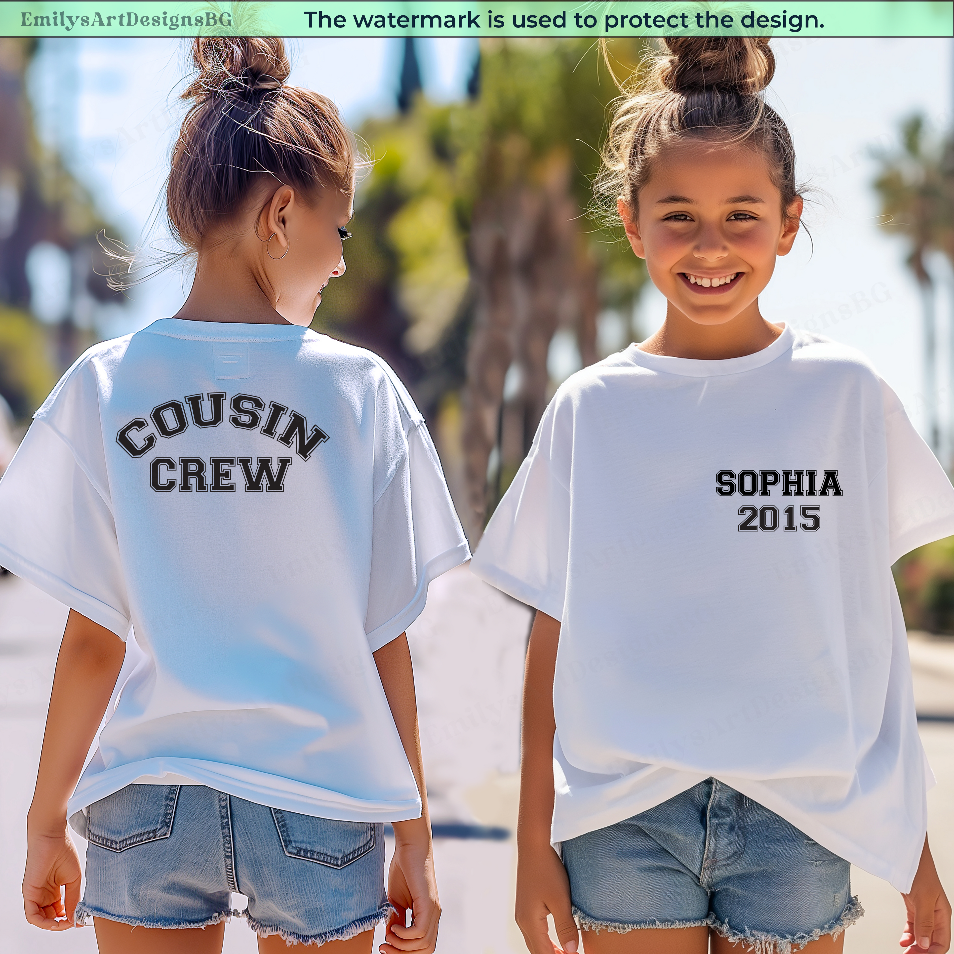 Personalized Cousin Crew Shirts