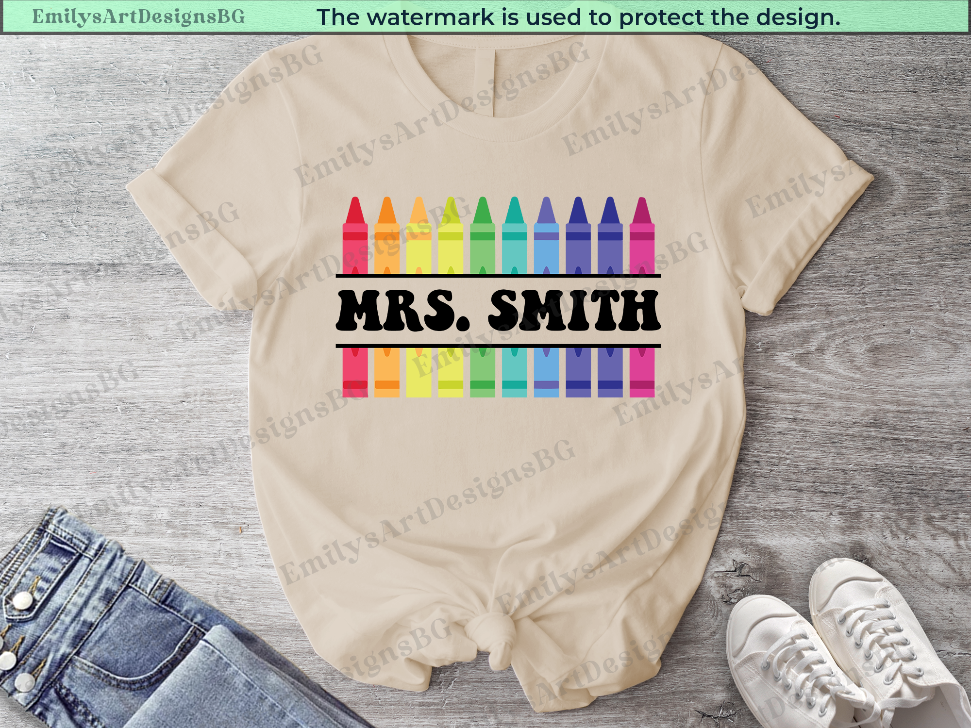 Custom Name Teacher T-shirt