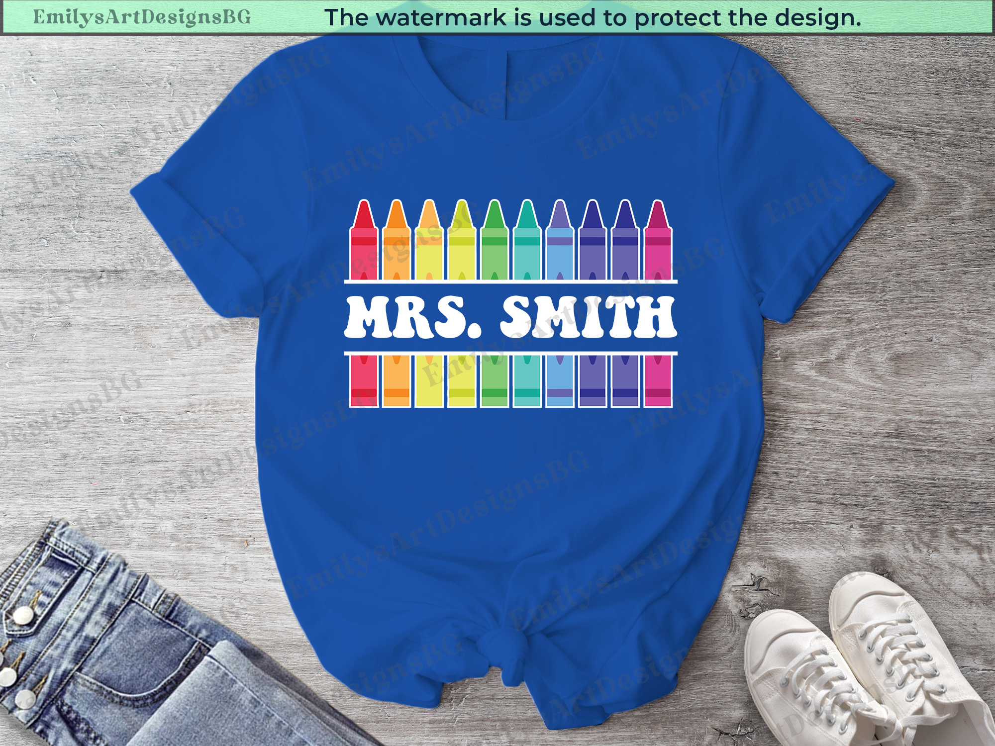 Custom Name Teacher T-shirt