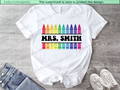 Custom Name Teacher T-shirt
