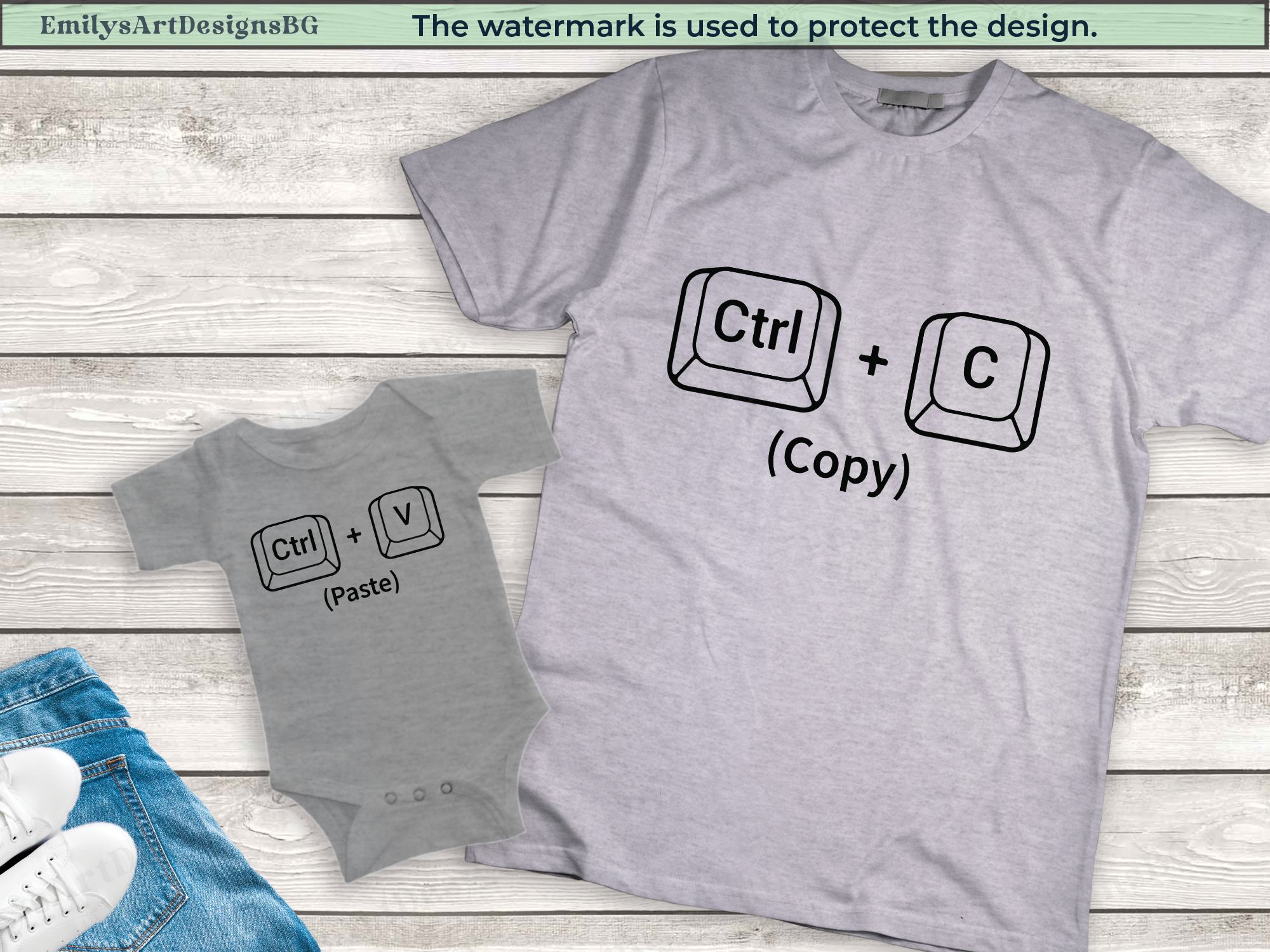 Copy and Paste Matching Shirts