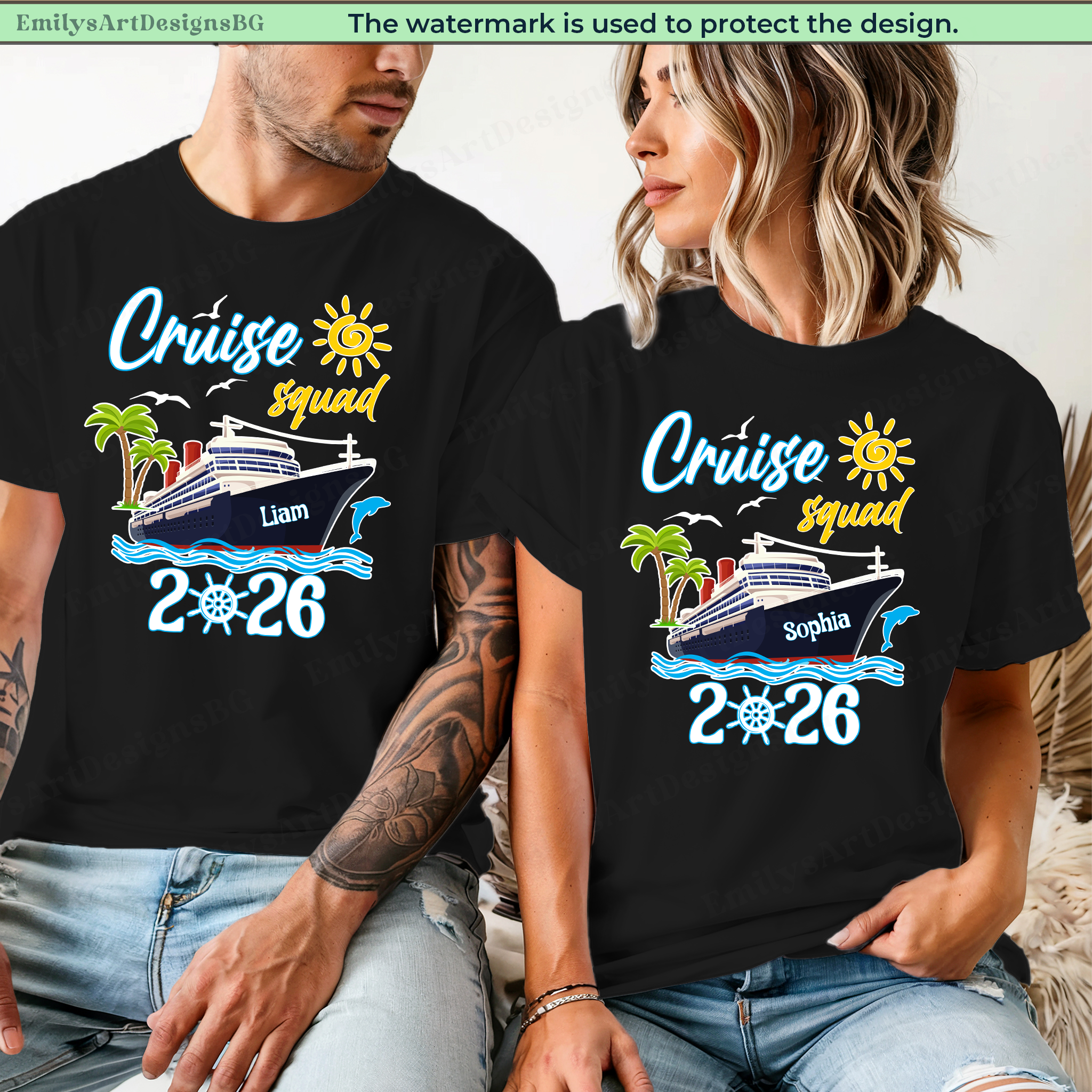 Personalized Cruise Squad 2026 Shirts