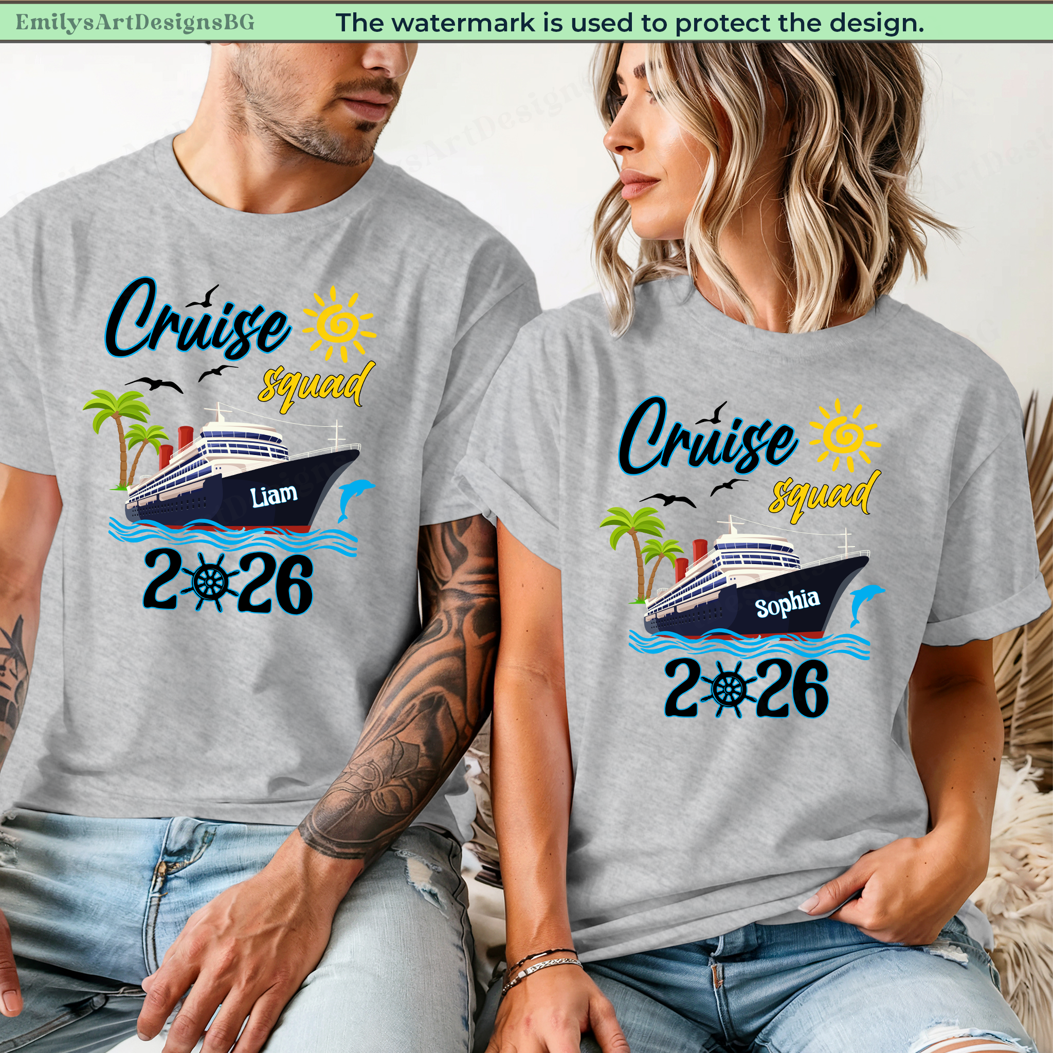 Personalized Cruise Squad 2026 Shirts