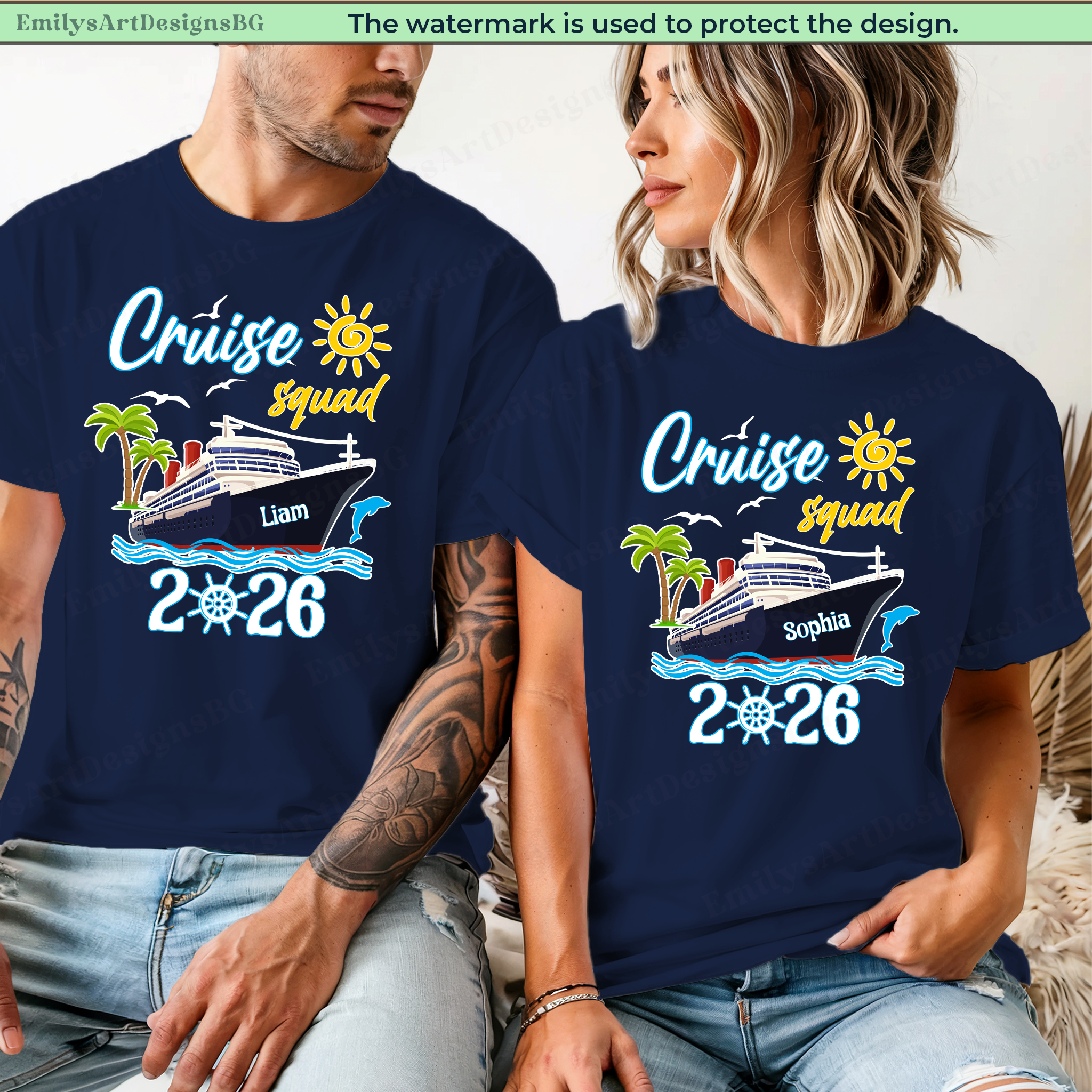 Personalized Cruise Squad 2026 Shirts