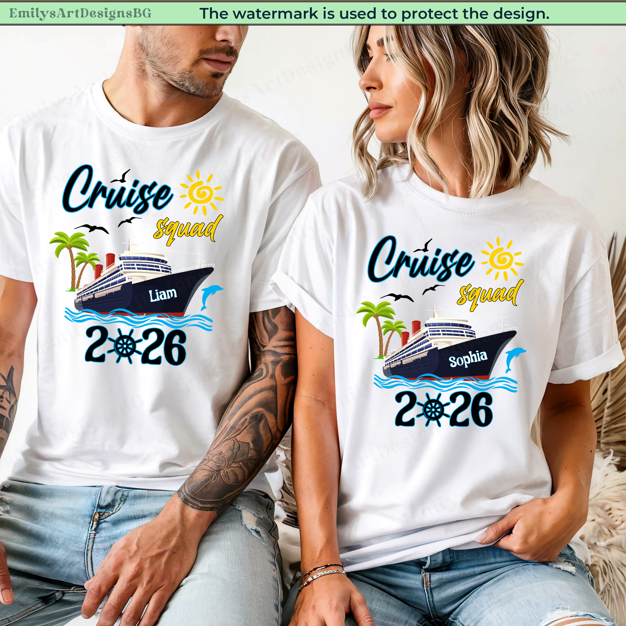 Personalized Cruise Squad 2026 Shirts