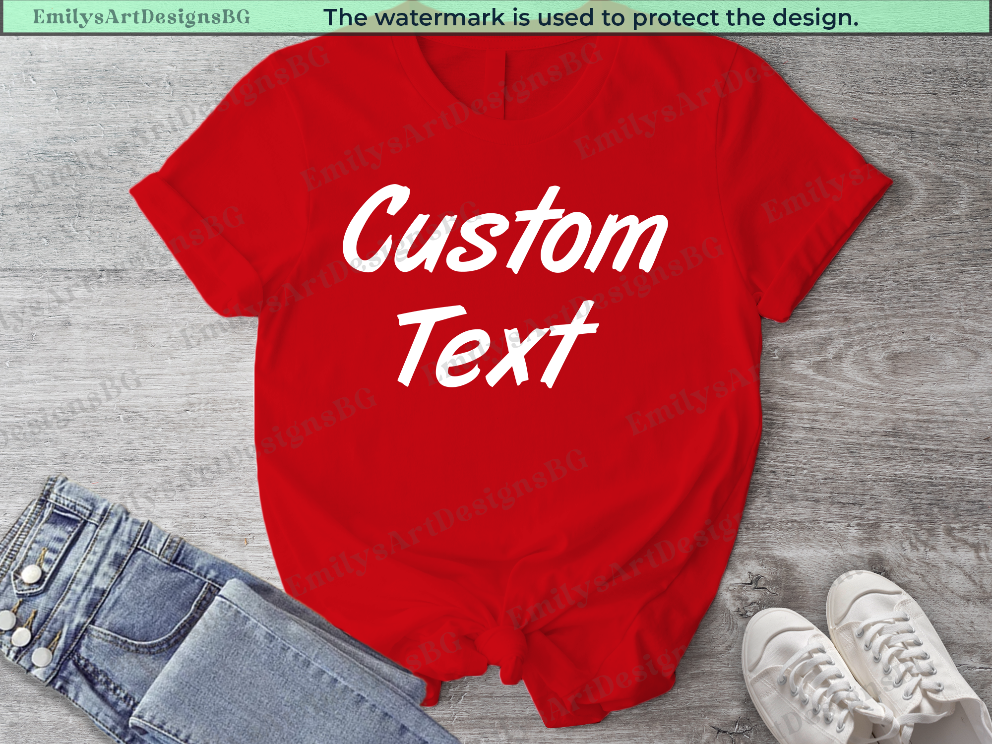 Custom Text Shirts